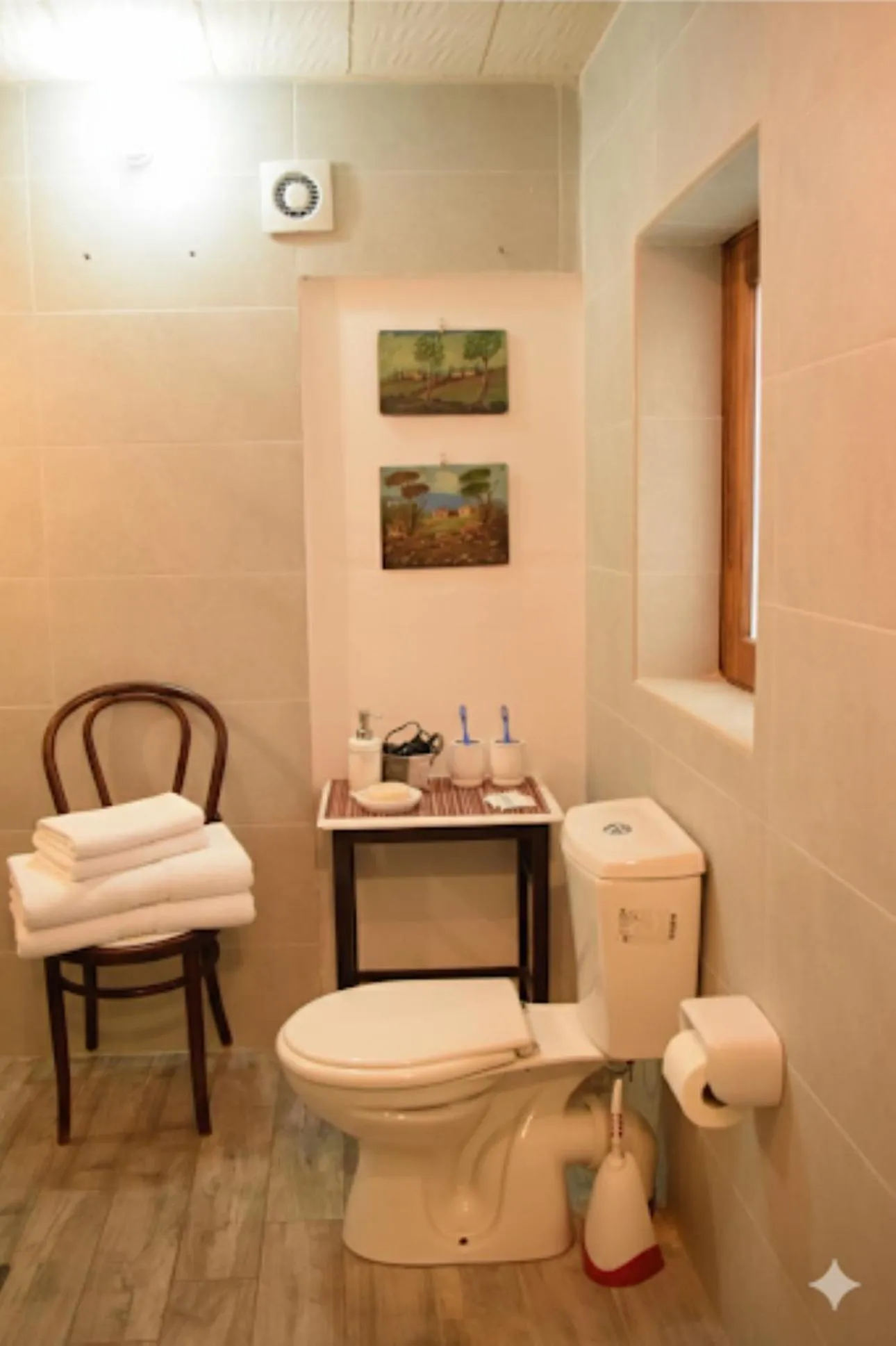Bathroom in St George of Lydda B&B