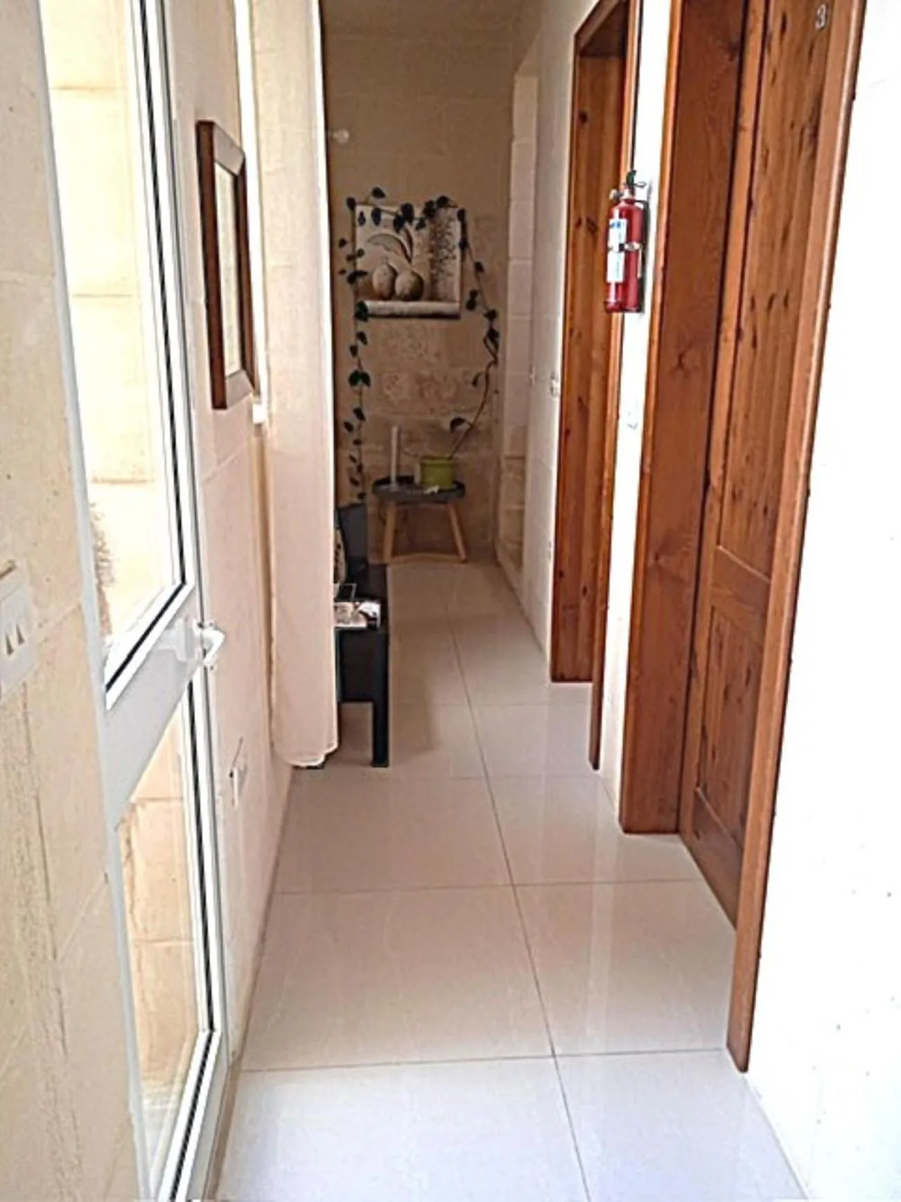 Inner courtyard view in St George of Lydda B&B