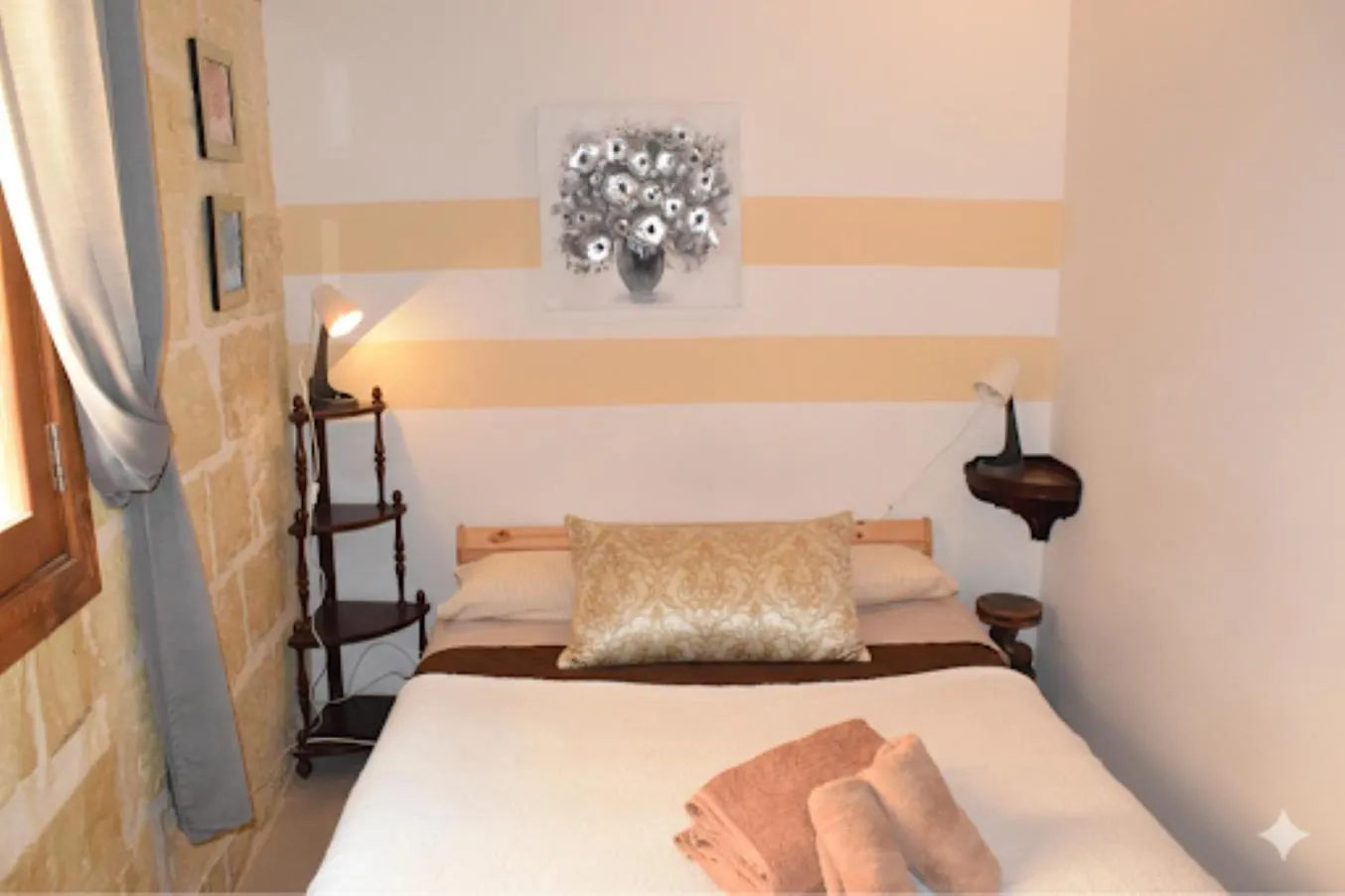 View (from property/room), Bed in St George of Lydda B&B