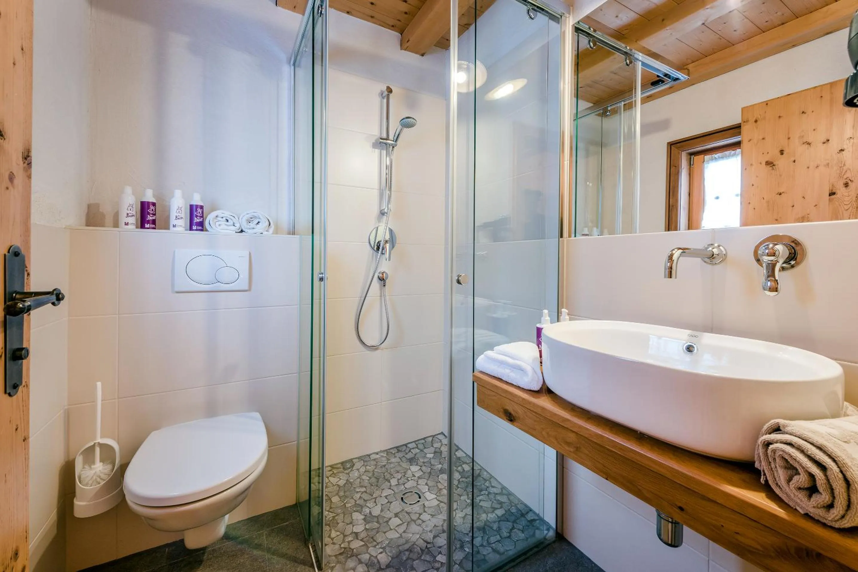 Bathroom in almlust - hotel, apartments, chalets