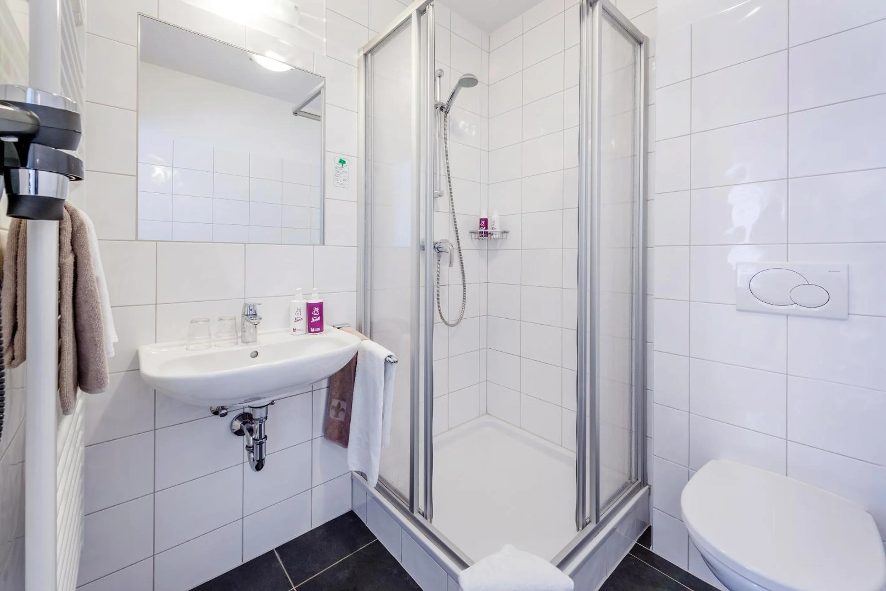 Bathroom in almlust - hotel, apartments, chalets