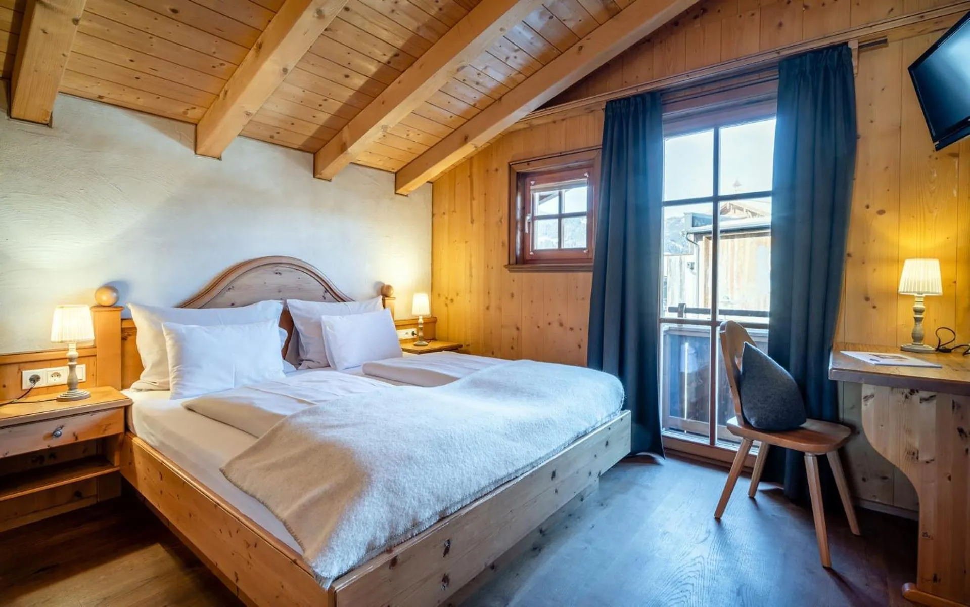 Bedroom, Bed in almlust - hotel, apartments, chalets