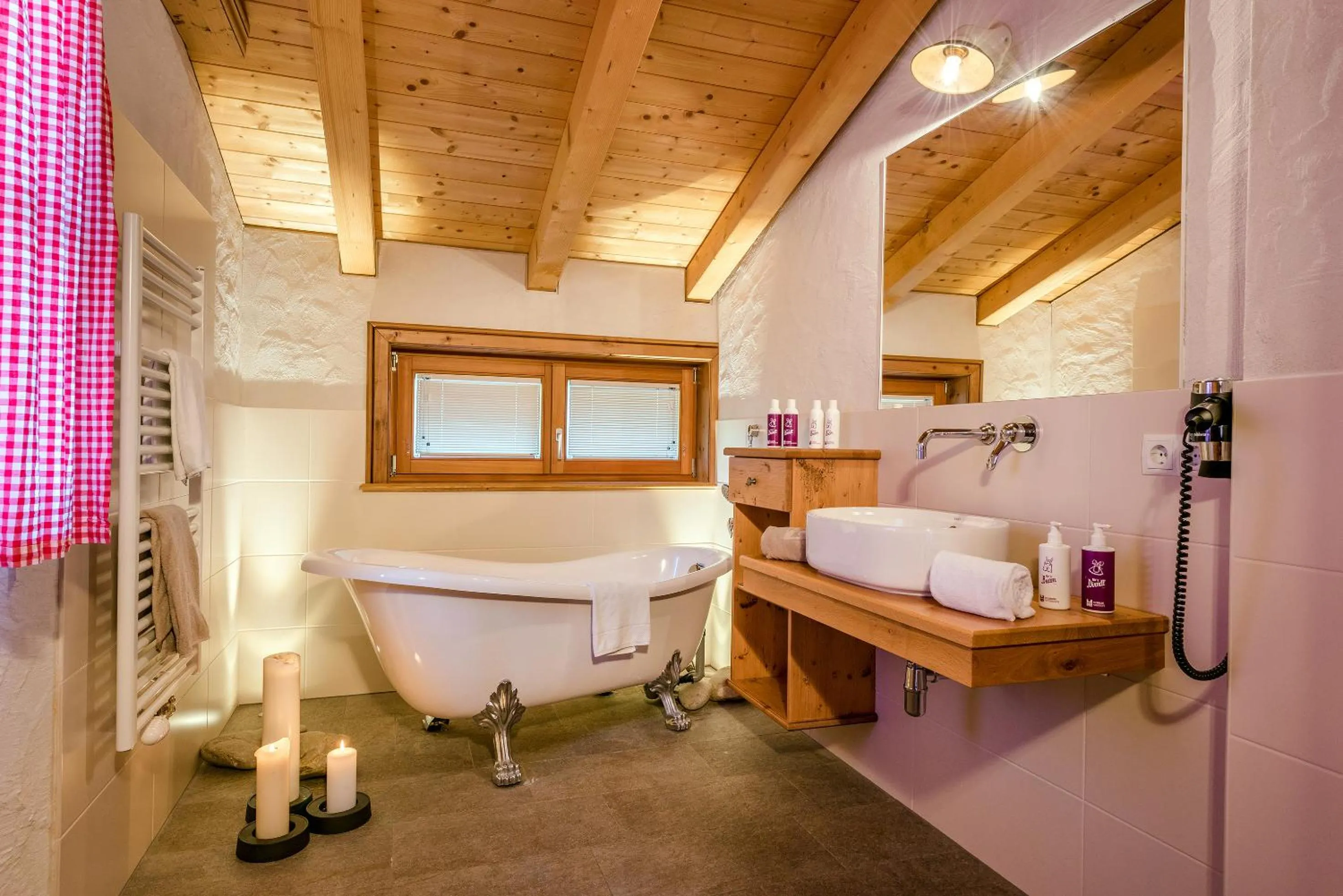 Bathroom in almlust - hotel, apartments, chalets
