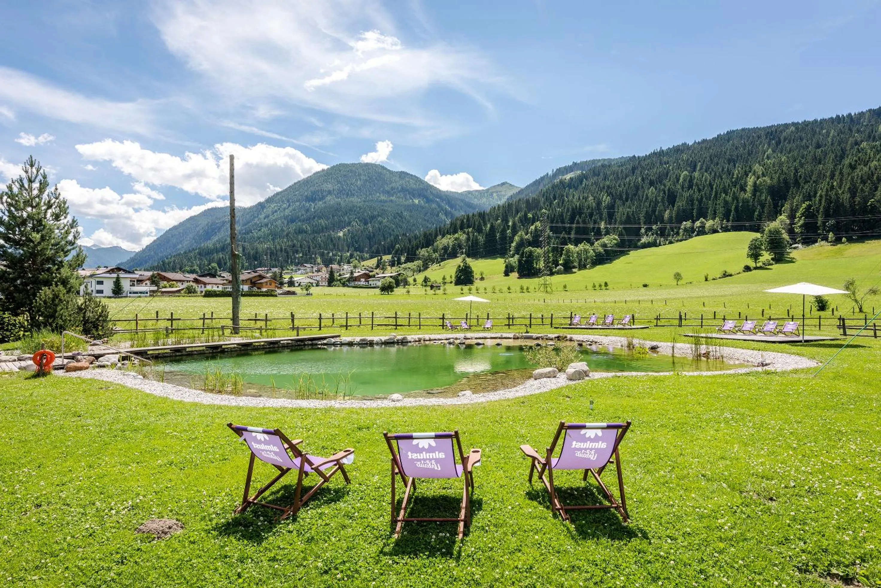 Swimming pool in almlust - hotel, apartments, chalets