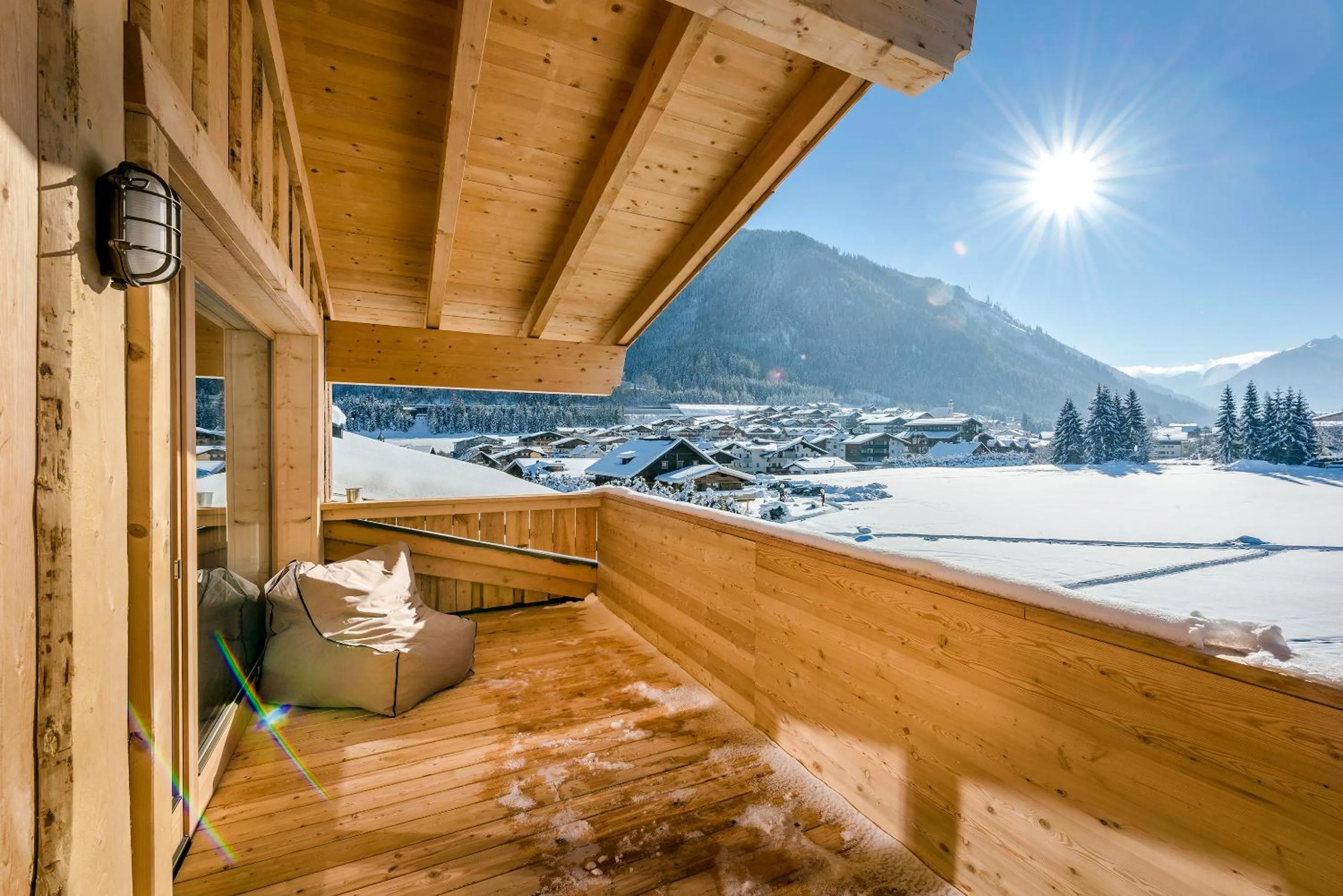 Balcony/Terrace in almlust - hotel, apartments, chalets