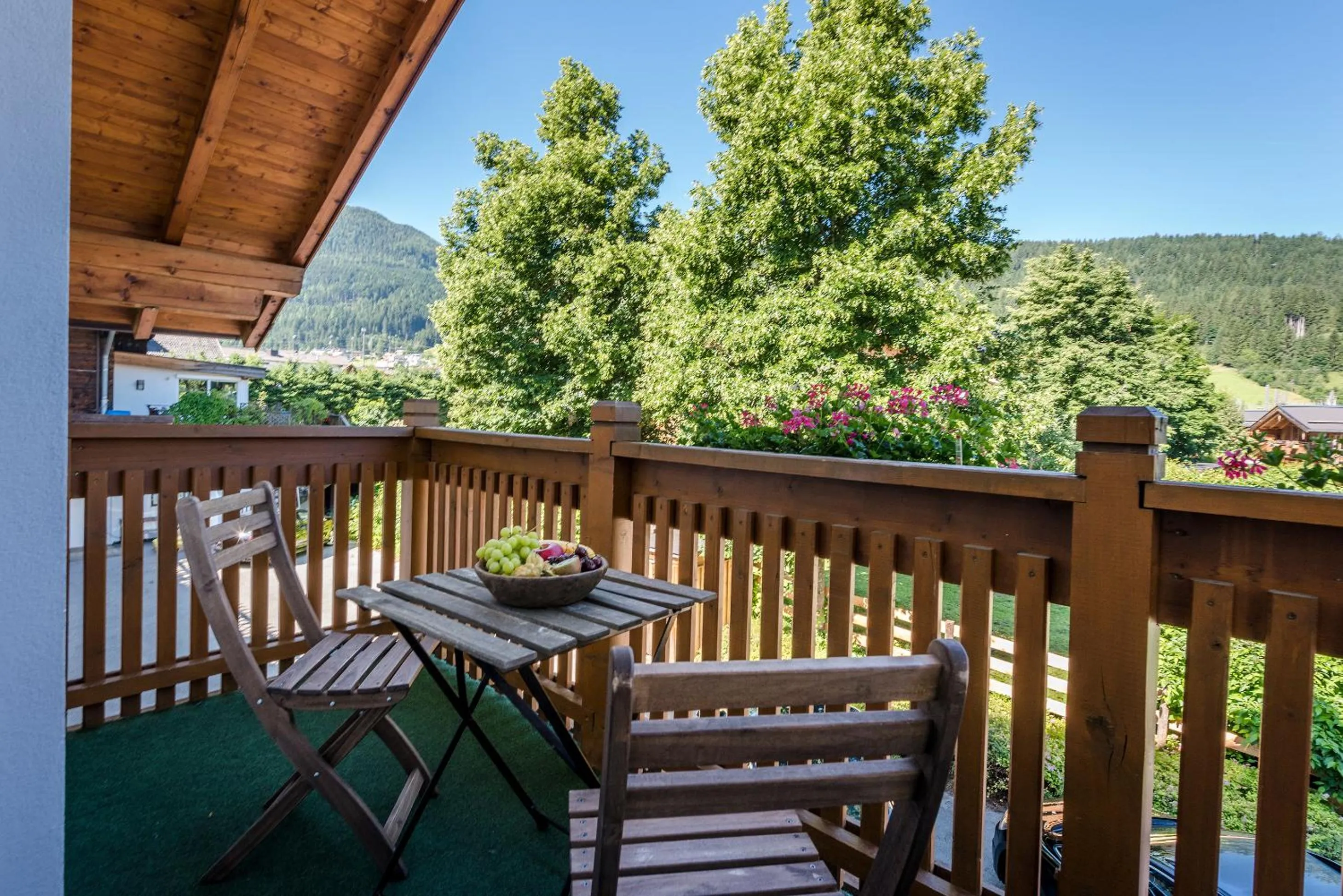 Balcony/Terrace in almlust - hotel, apartments, chalets