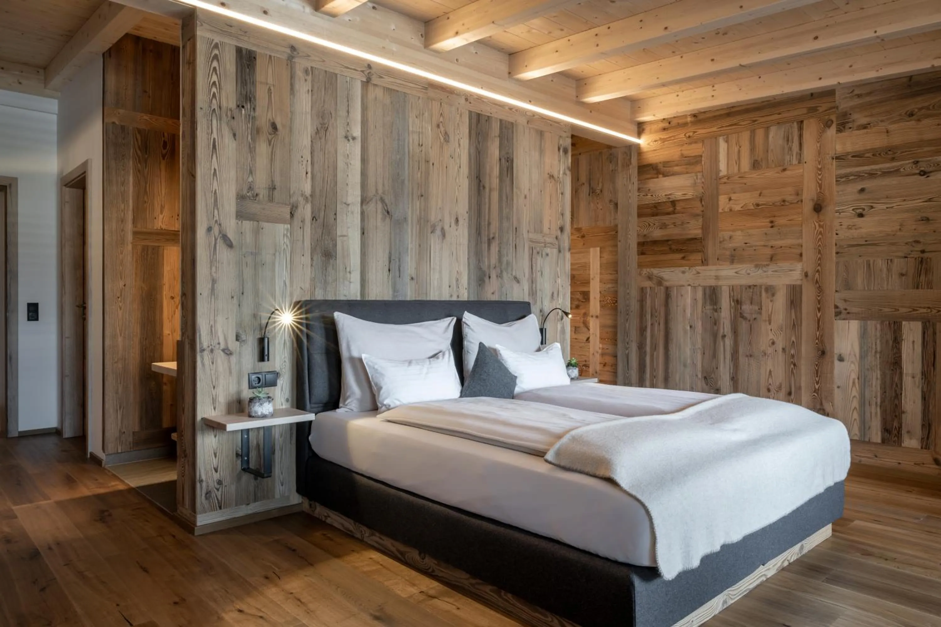 Bedroom, Bed in almlust - hotel, apartments, chalets