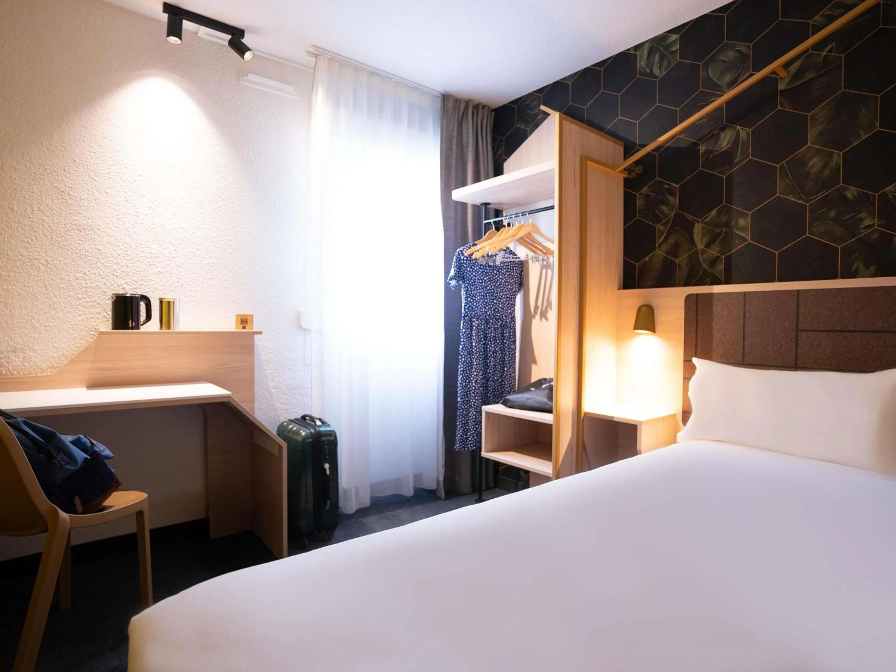 Bedroom, Bed in ibis Styles Strasbourg Nord Palais des Congrès