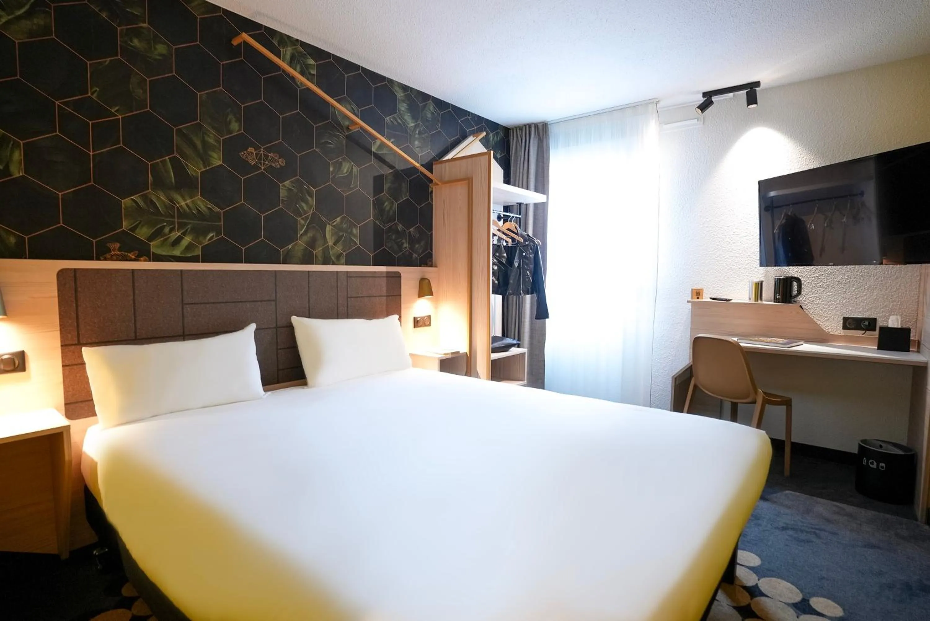 Bedroom, Bed in ibis Styles Strasbourg Nord Palais des Congrès