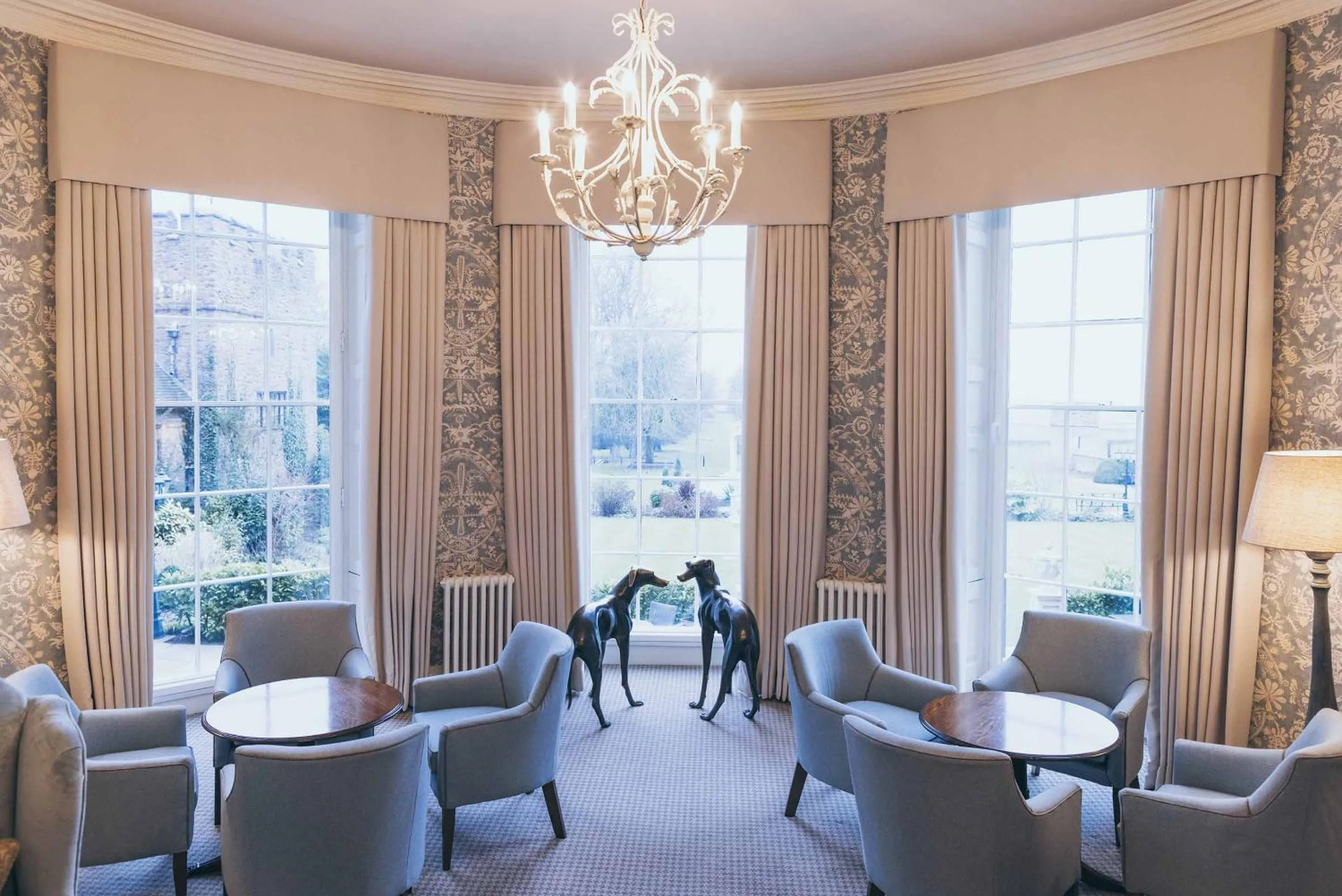 Living room in Rowton Castle