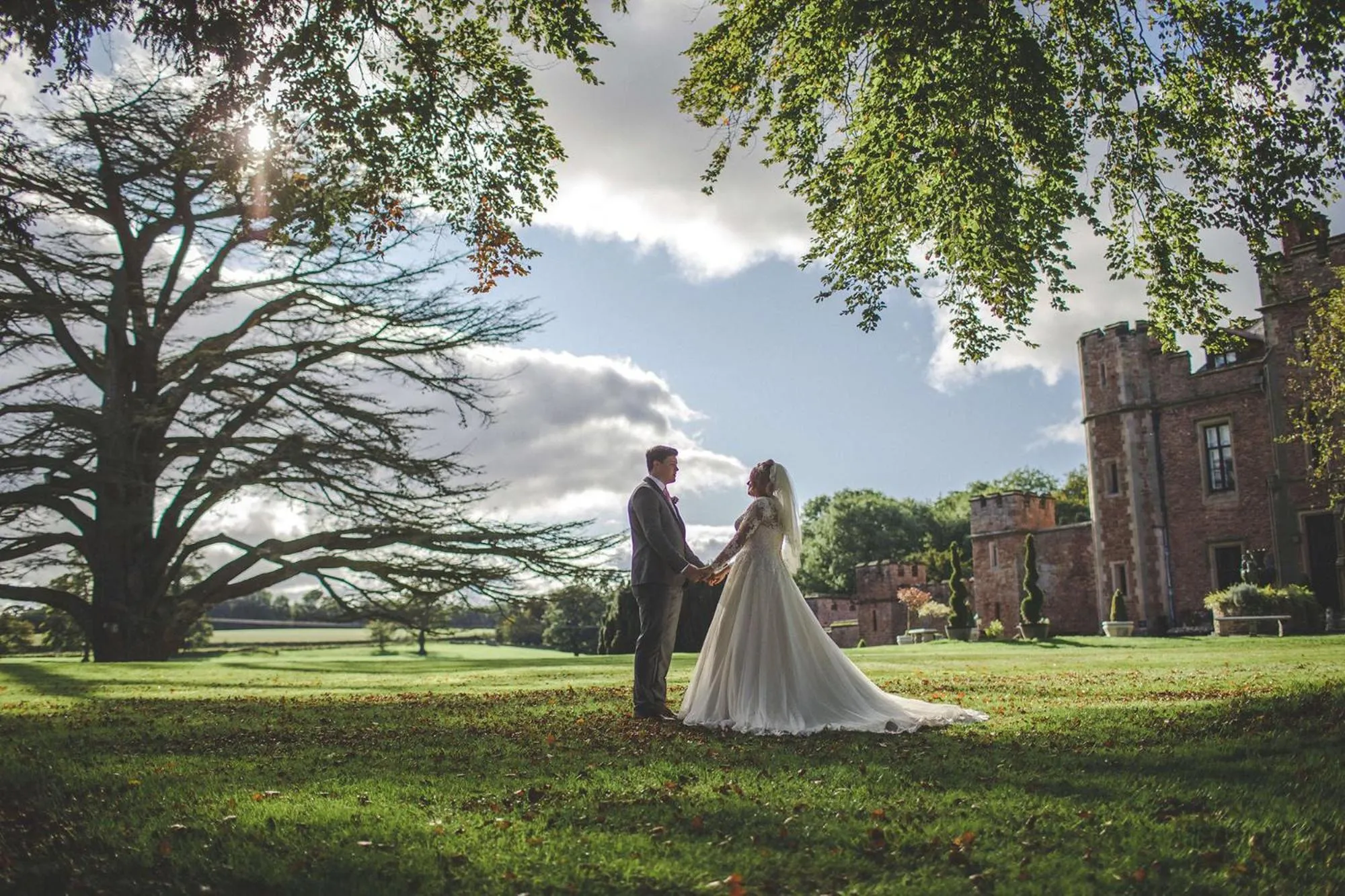 Garden in Rowton Castle