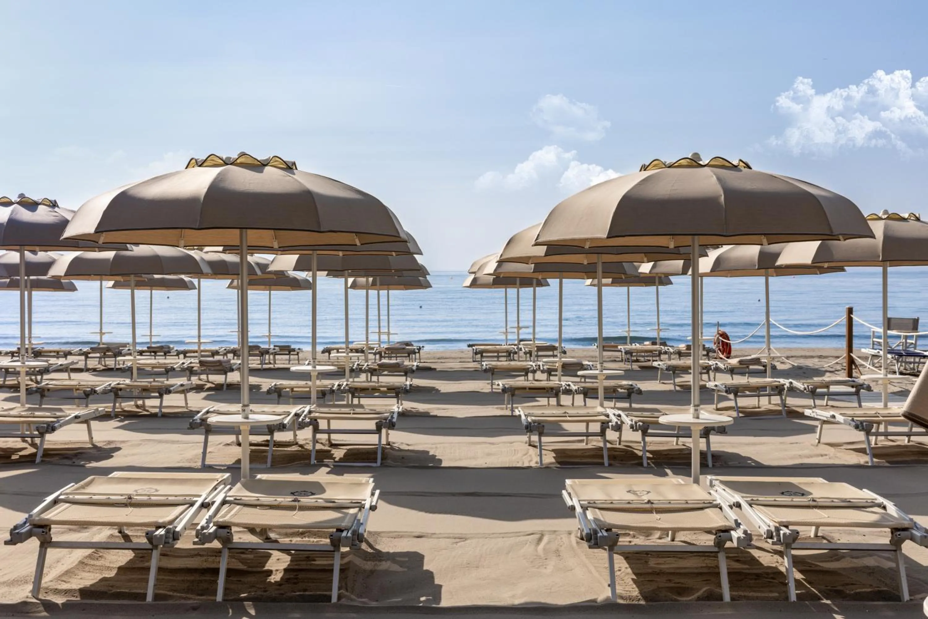 Beach in Grand Hotel Spiaggia