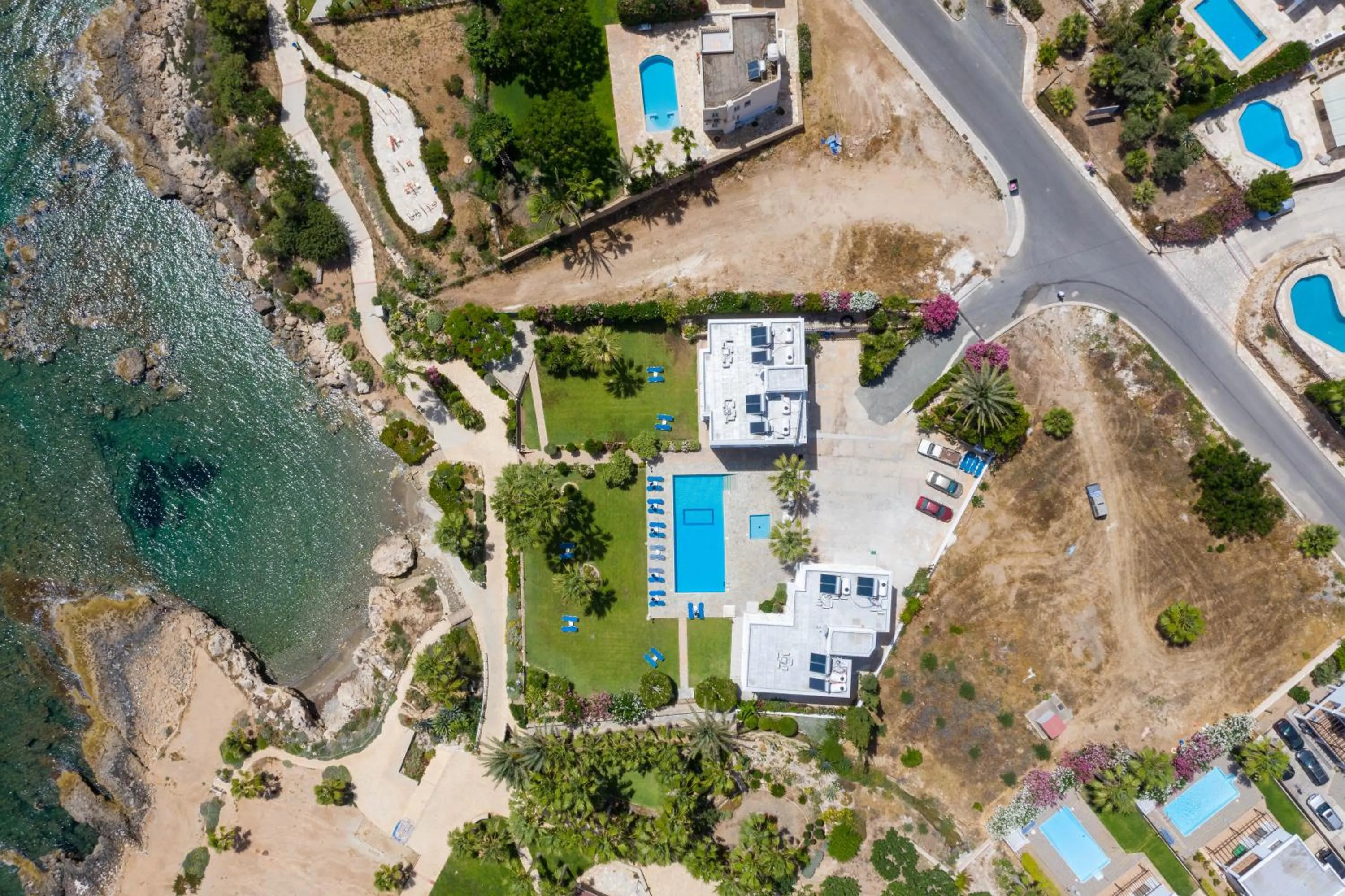 Property building in Rododafni Beach Apartments