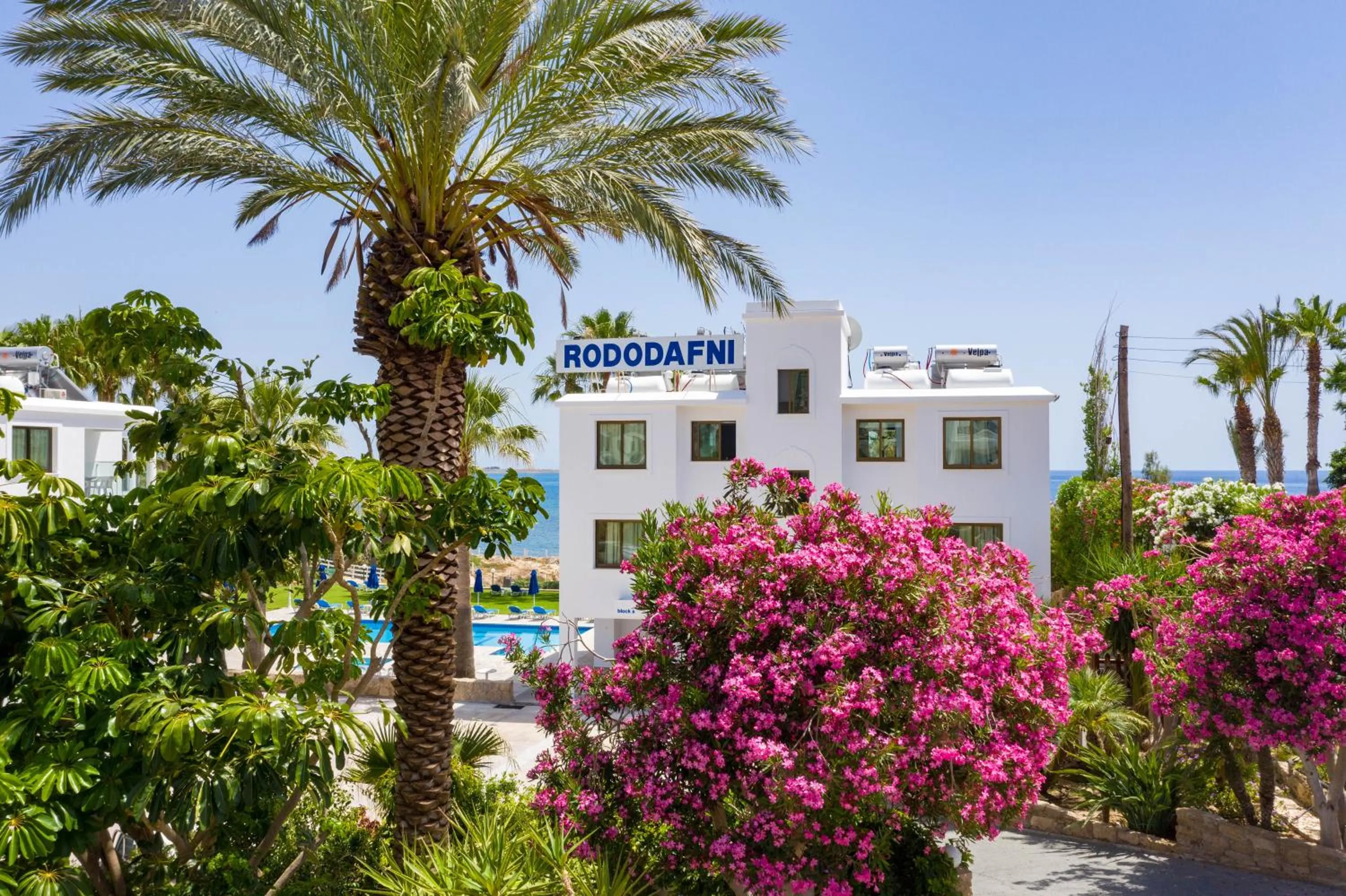 Property building in Rododafni Beach Apartments