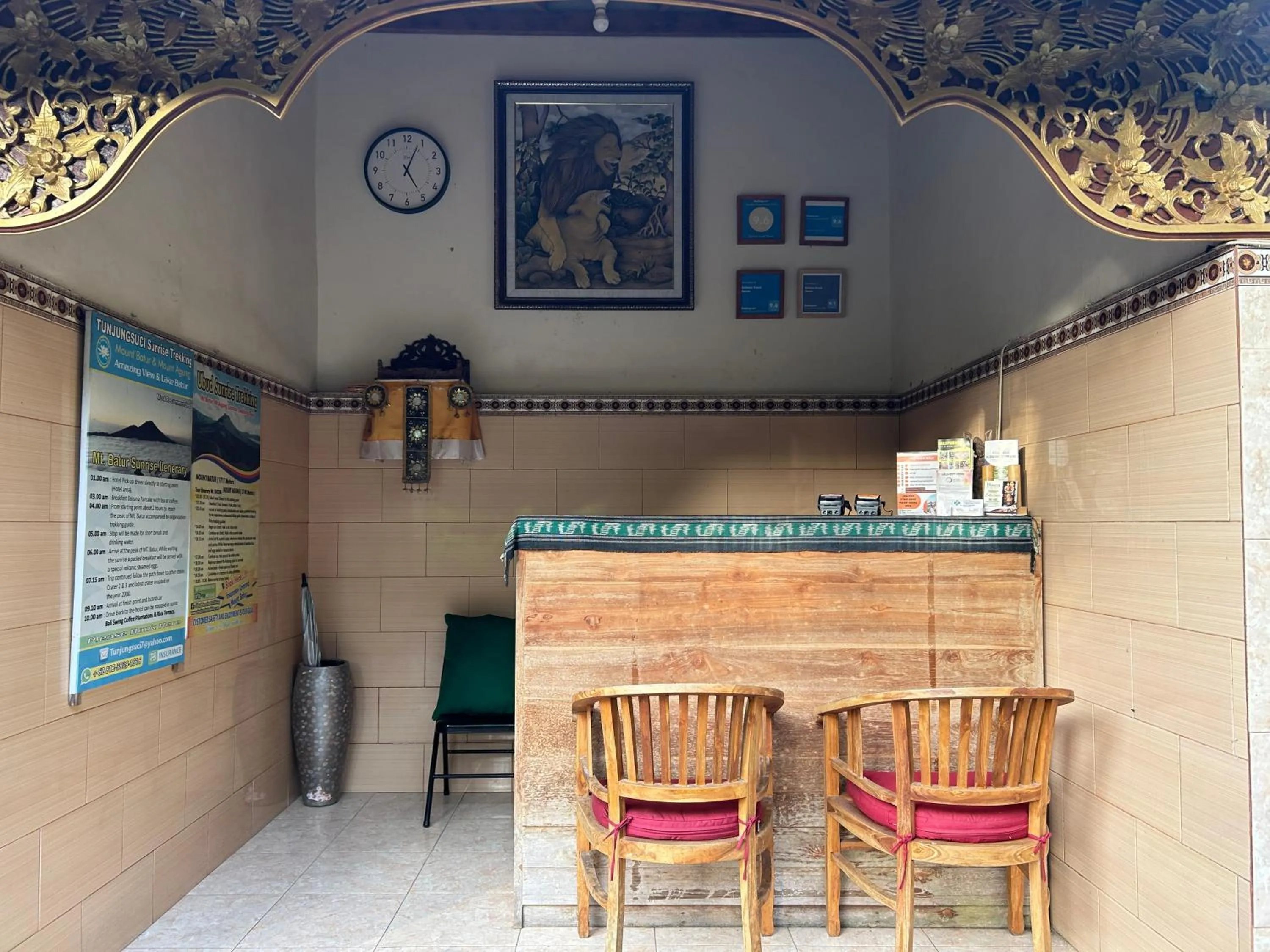 Lobby or reception in Balimas Guest House