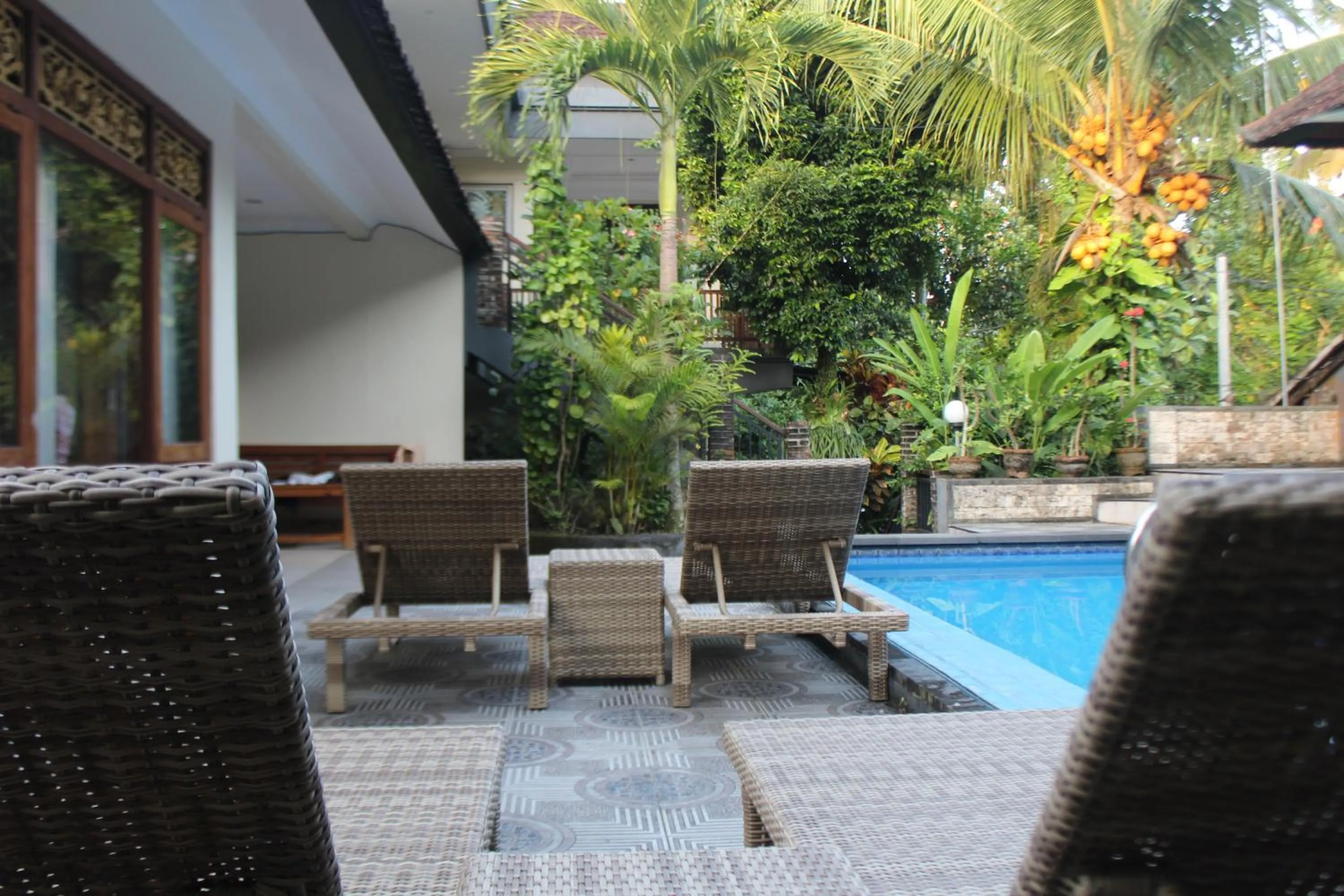 Swimming pool in Balimas Guest House