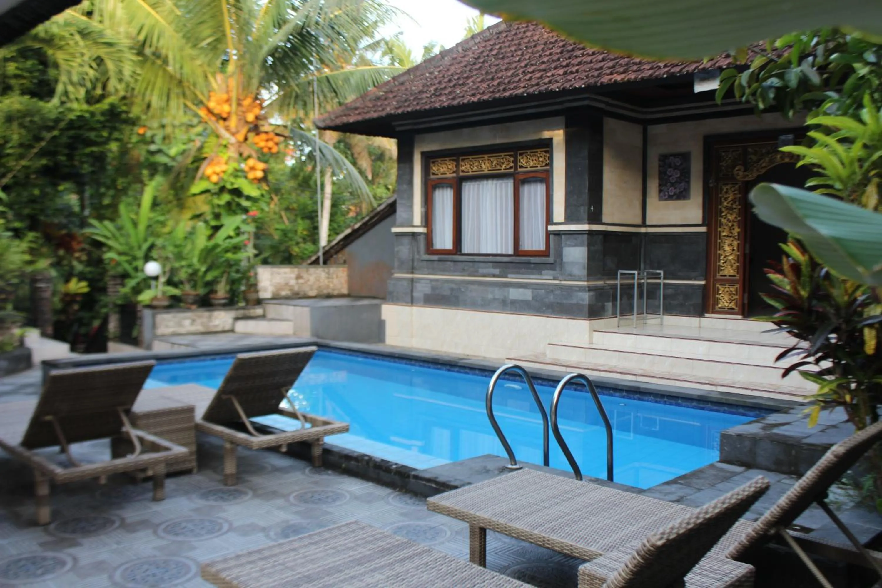 Swimming pool in Balimas Guest House