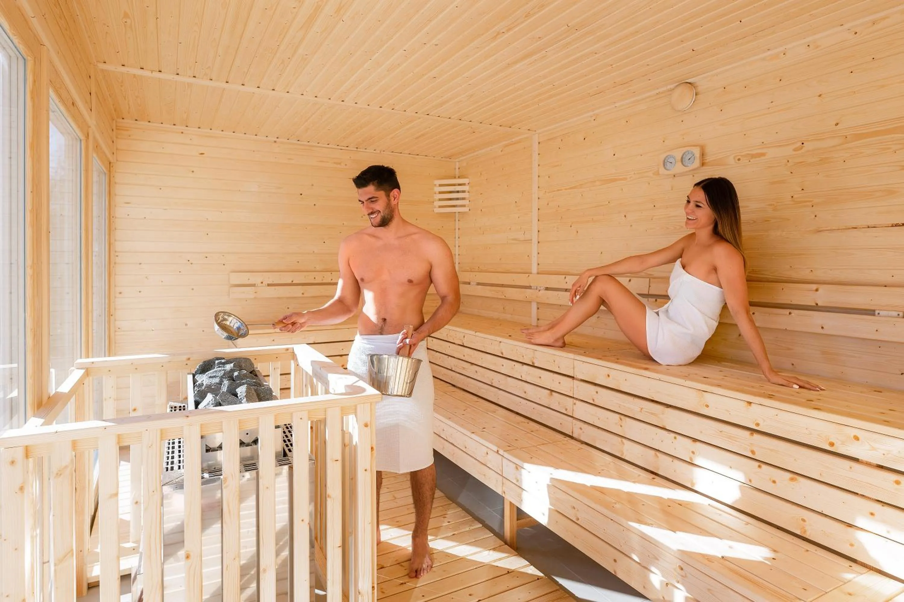 Sauna in Thermal Hotel Garden