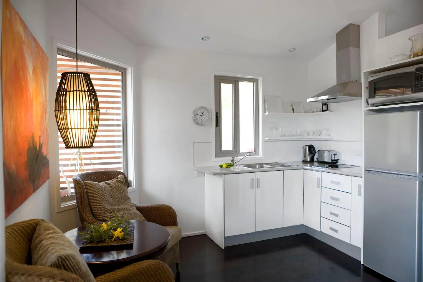 Kitchen or kitchenette in Blue Cliffs Retreat