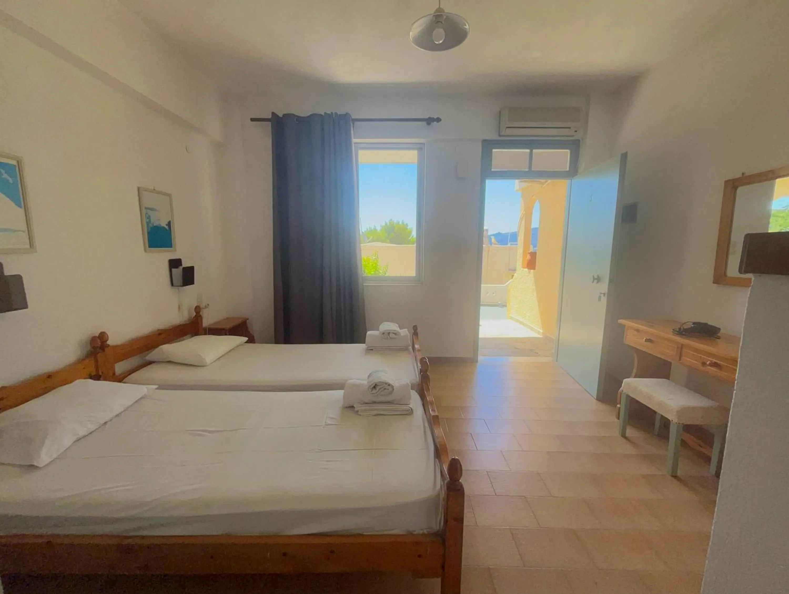 Bed in Fedra Apartments