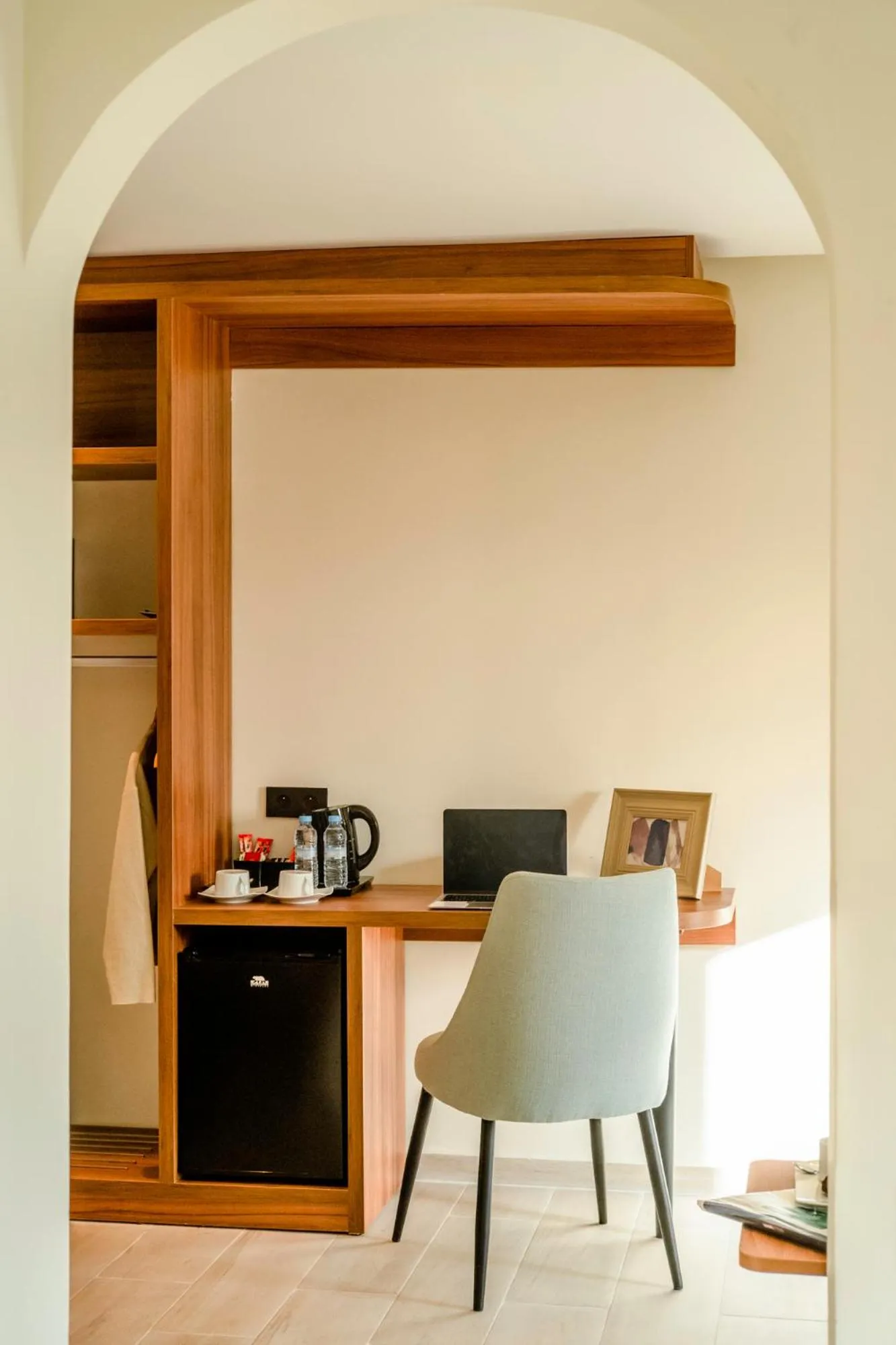 Seating area, Kitchen/Kitchenette in MIA HOTELS El Jadida