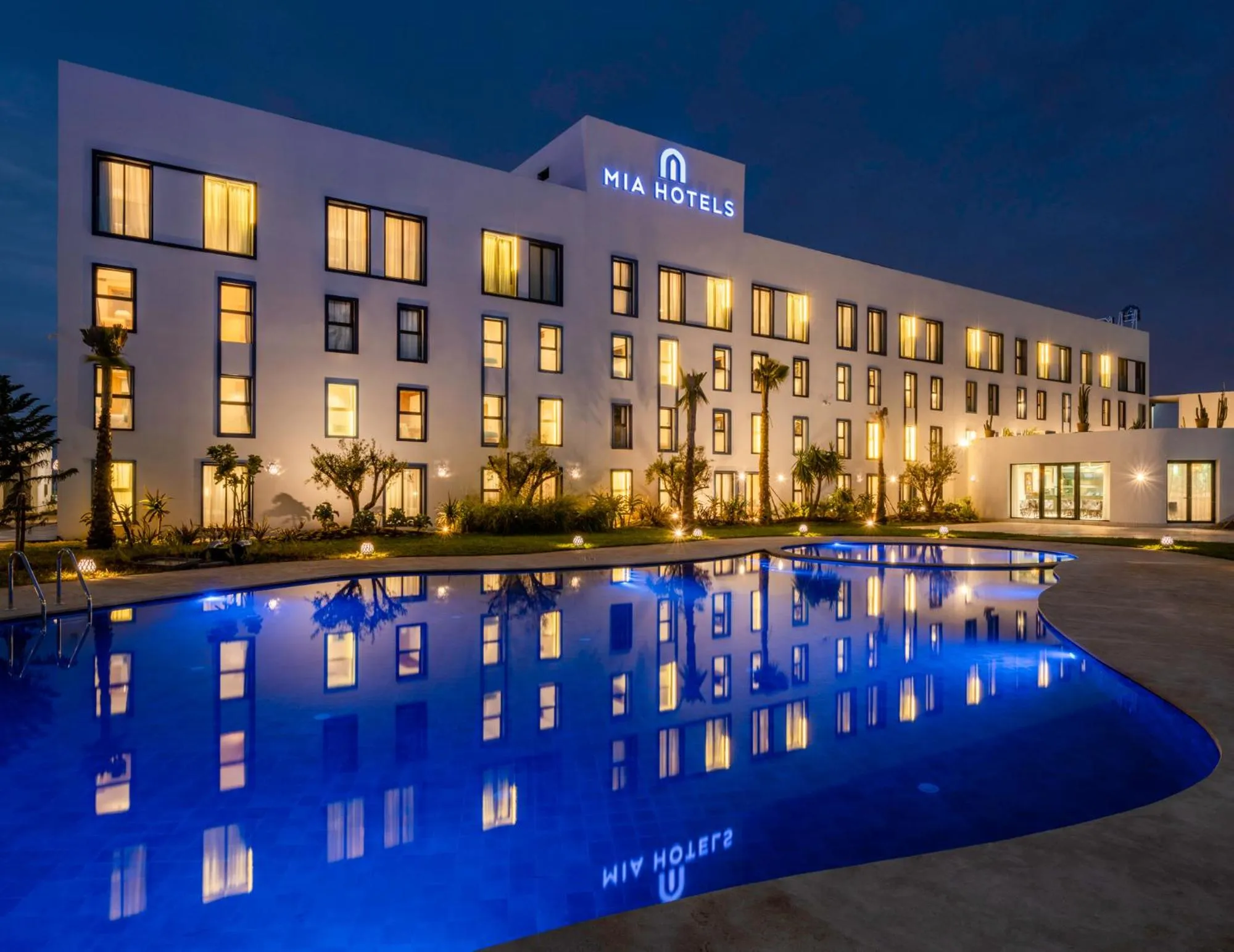 Night, Swimming Pool in MIA HOTELS El Jadida