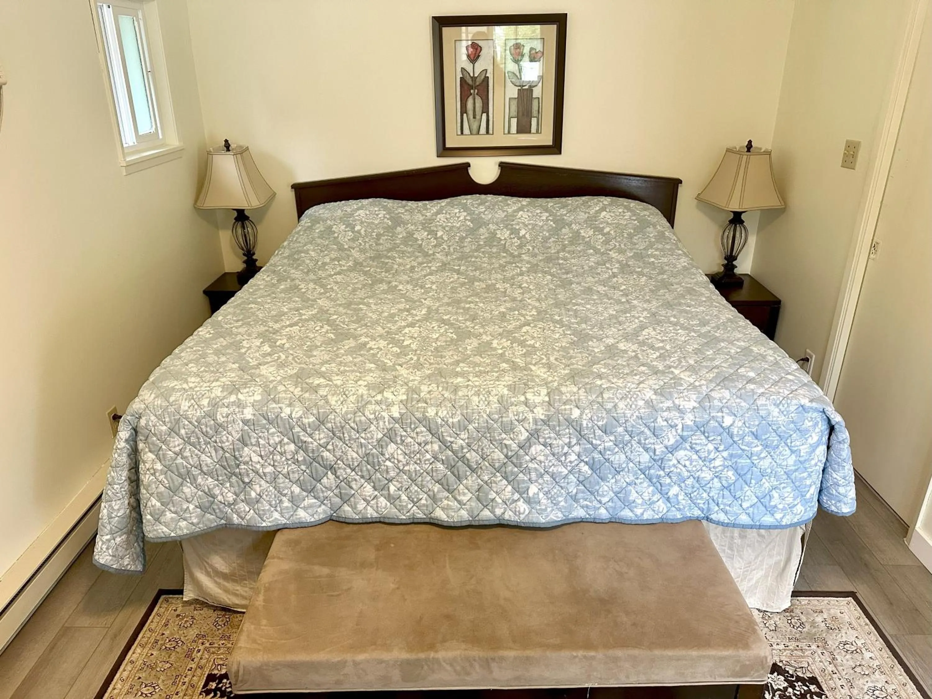 Bed in Richca Chalets Resort