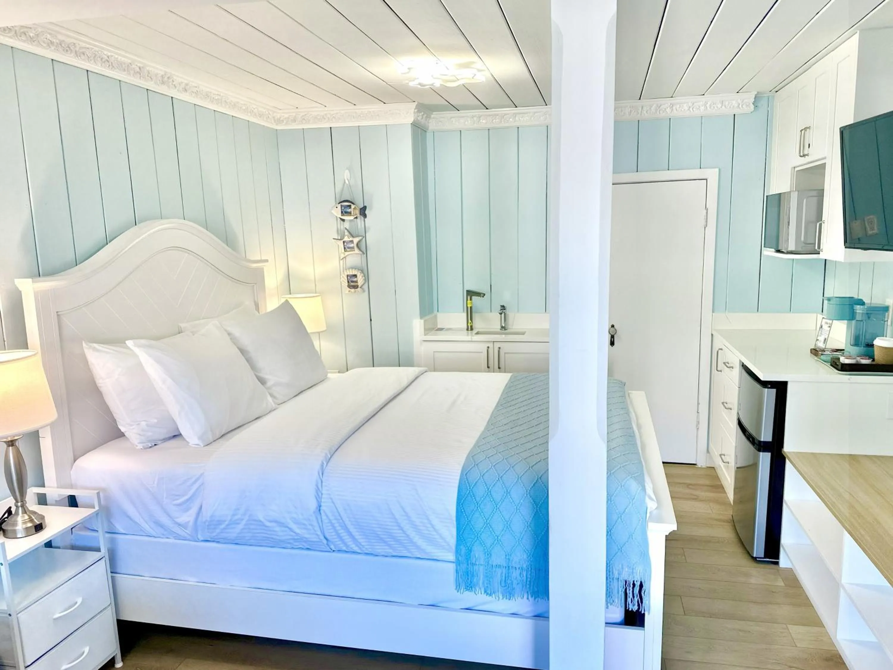 Bed in Richca Chalets Resort