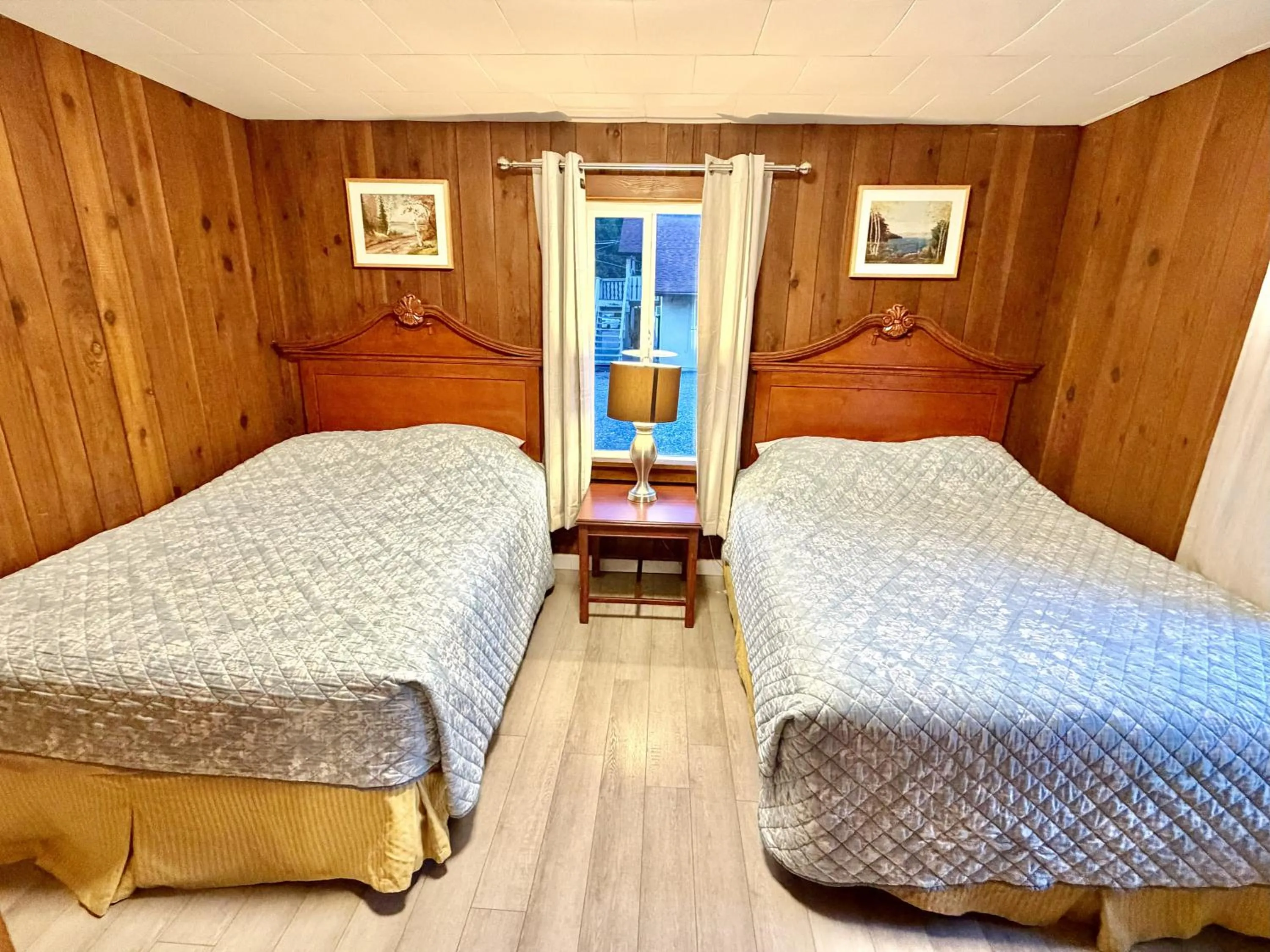 Bed in Richca Chalets Resort