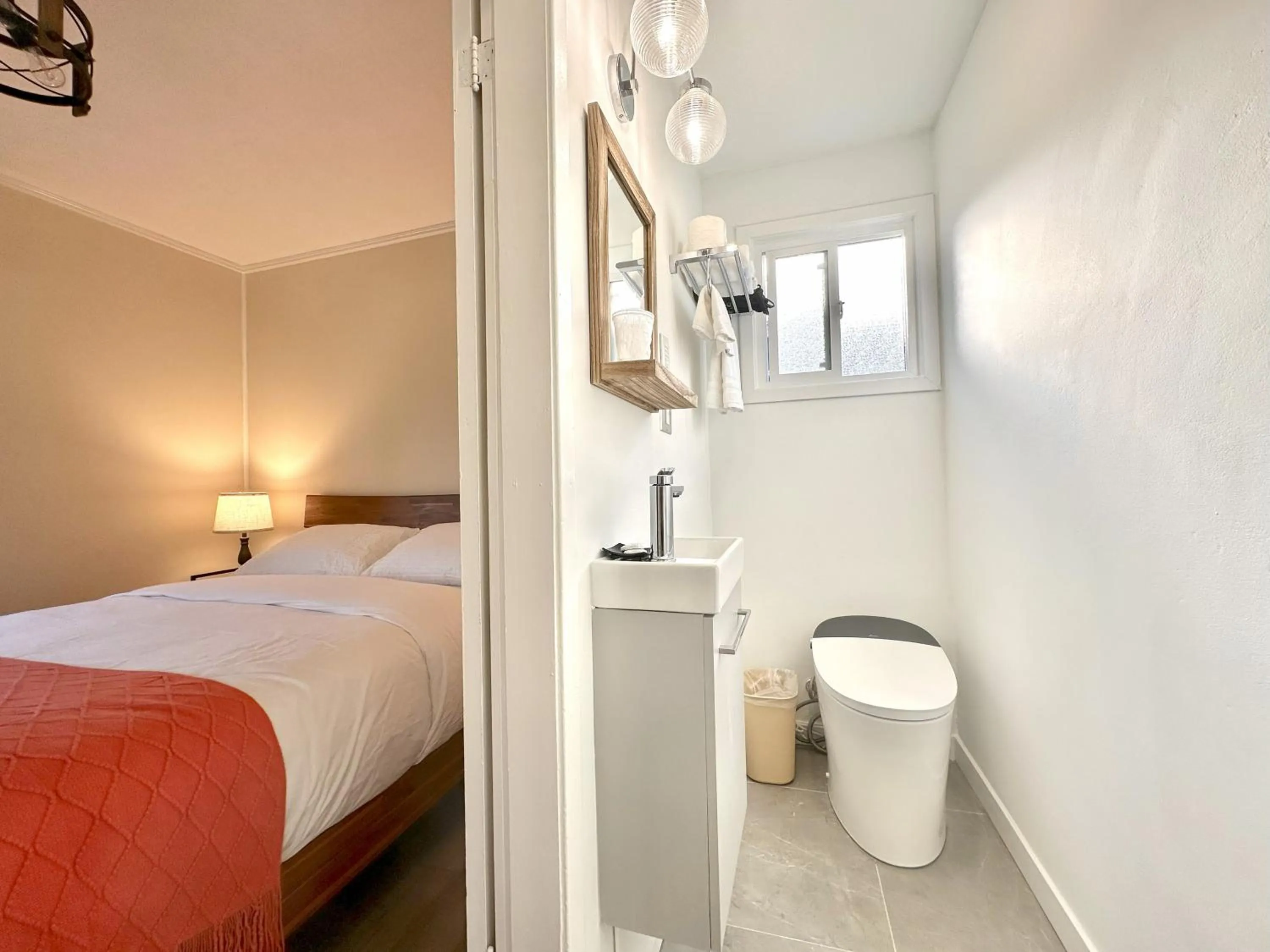 Bed in Richca Chalets Resort