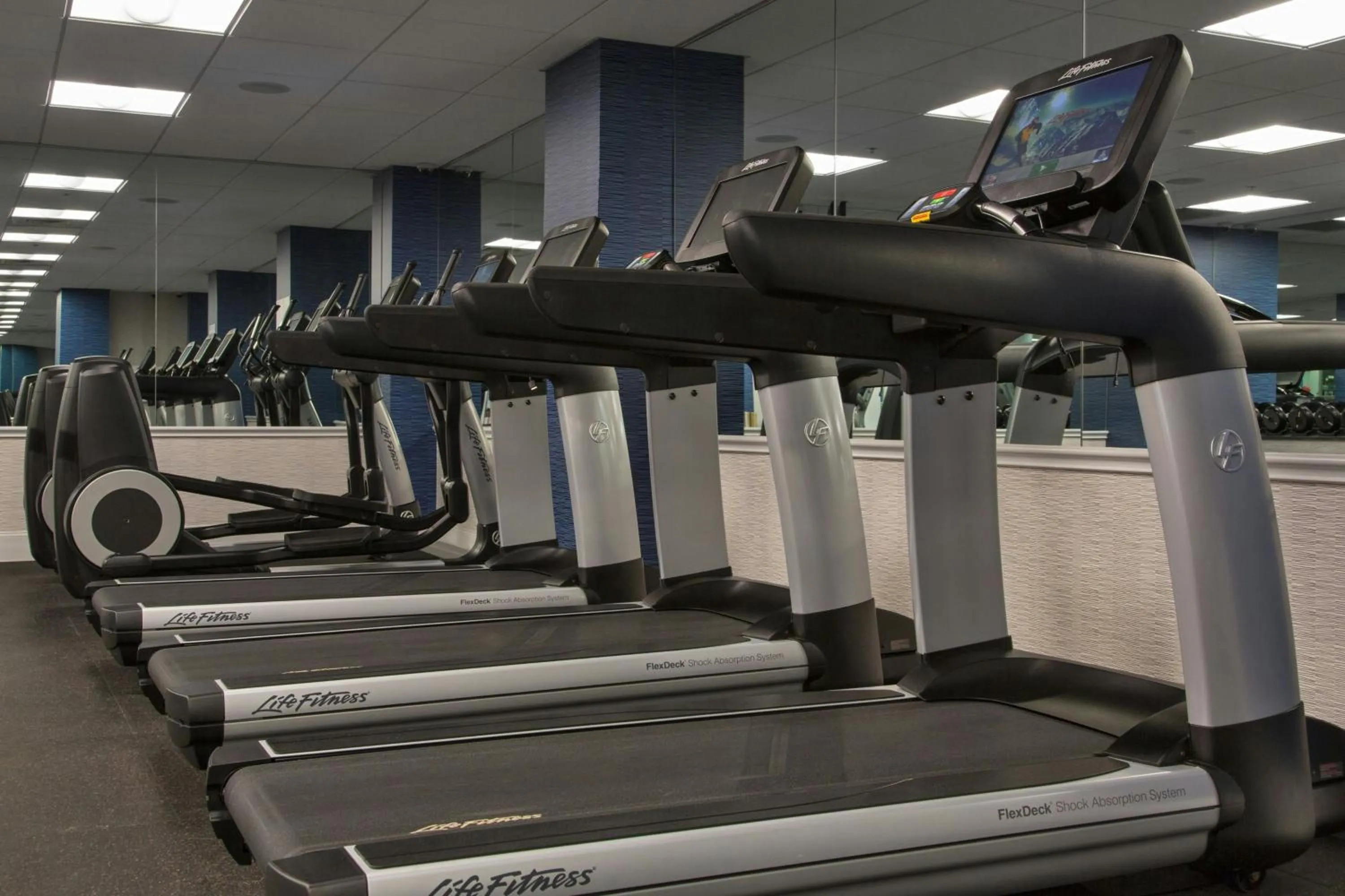 Fitness centre/facilities in Le Meridien Dallas, The Stoneleigh
