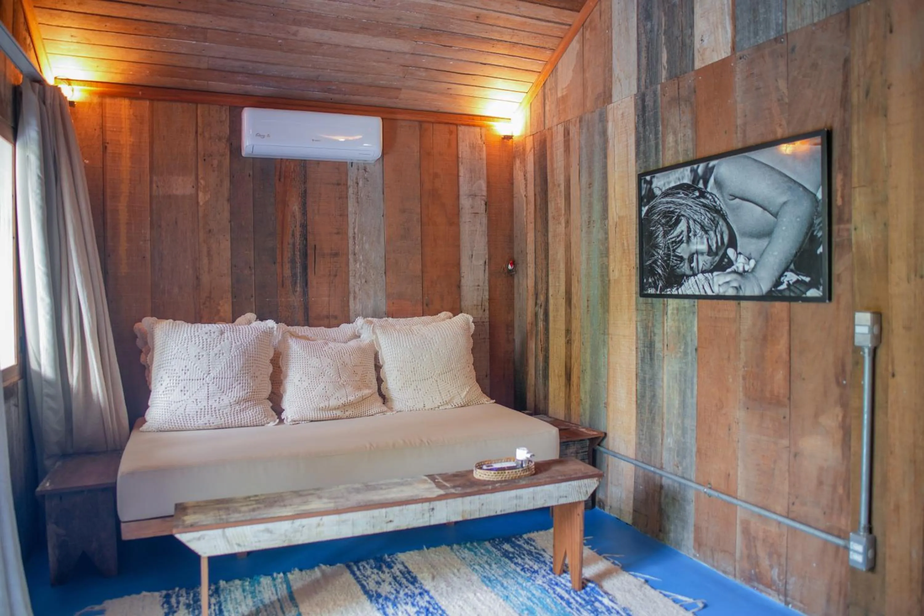 Bed in Pousada Outeiro