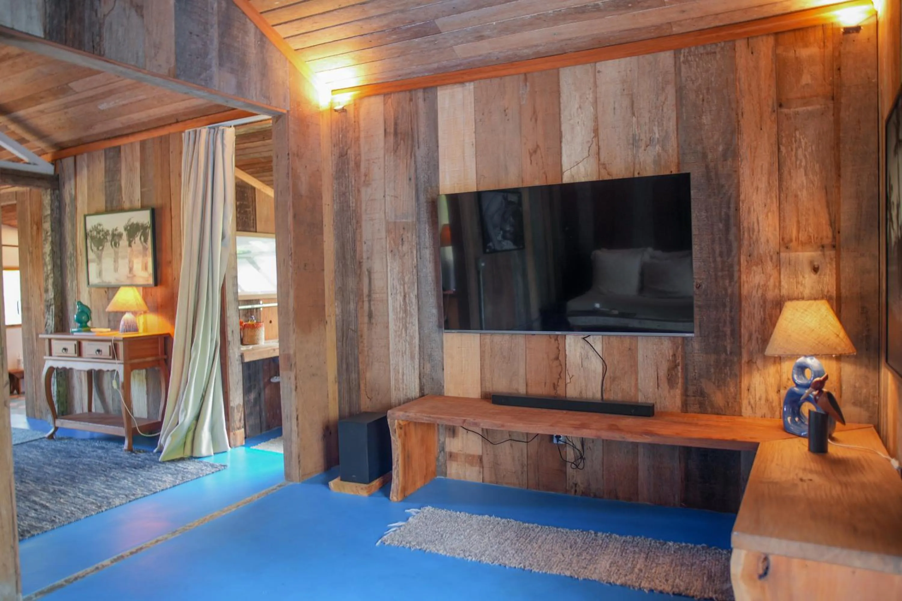 Bed in Pousada Outeiro