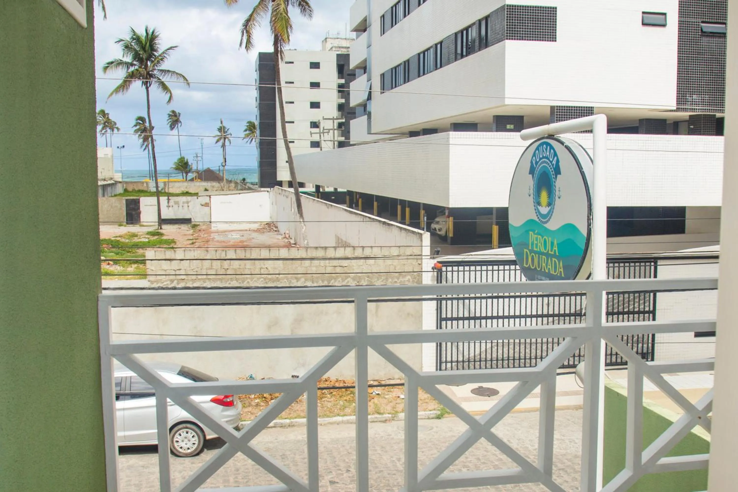 Balcony/Terrace in Pousada Pérola Dourada