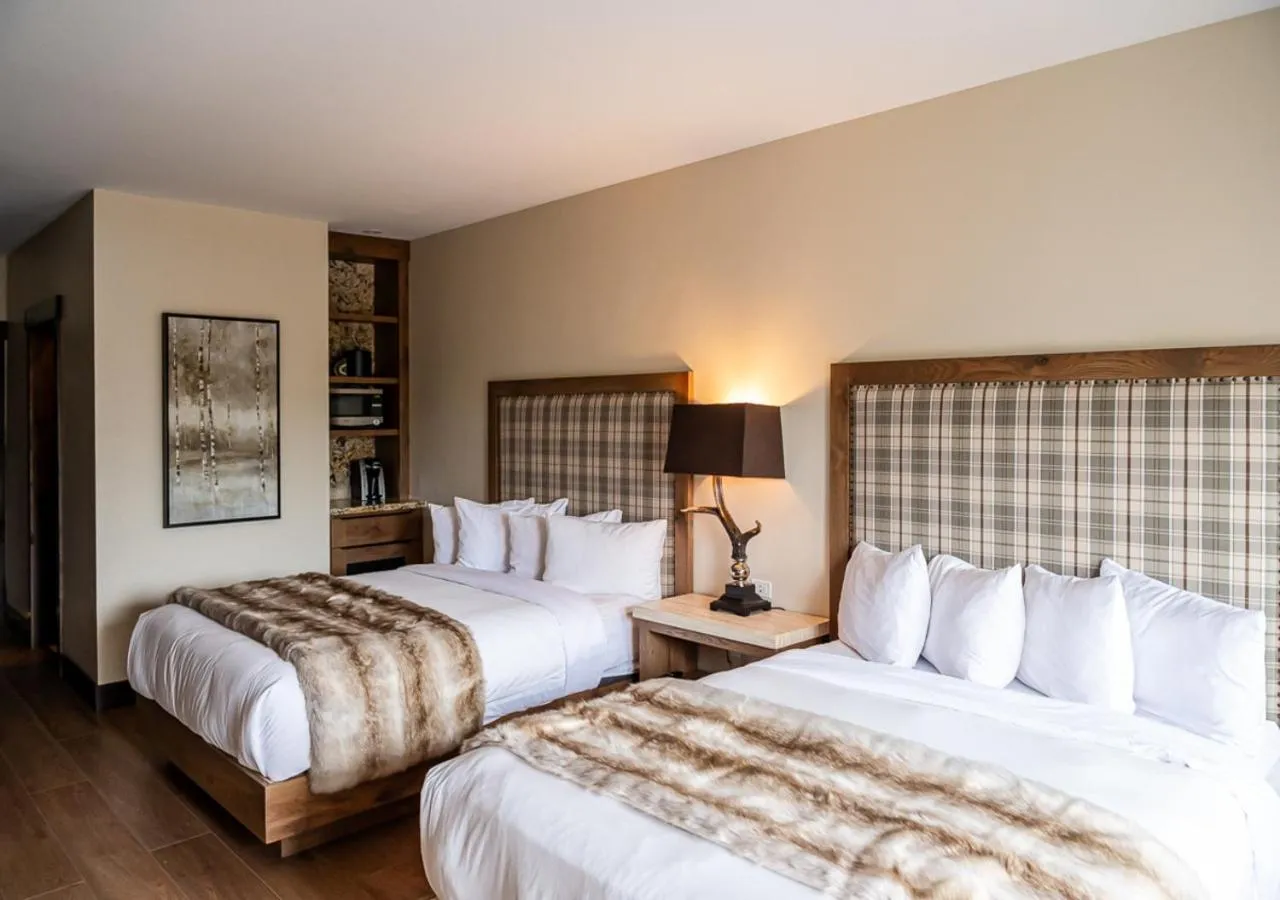 Decorative detail, Bed in The Estes Park Resort