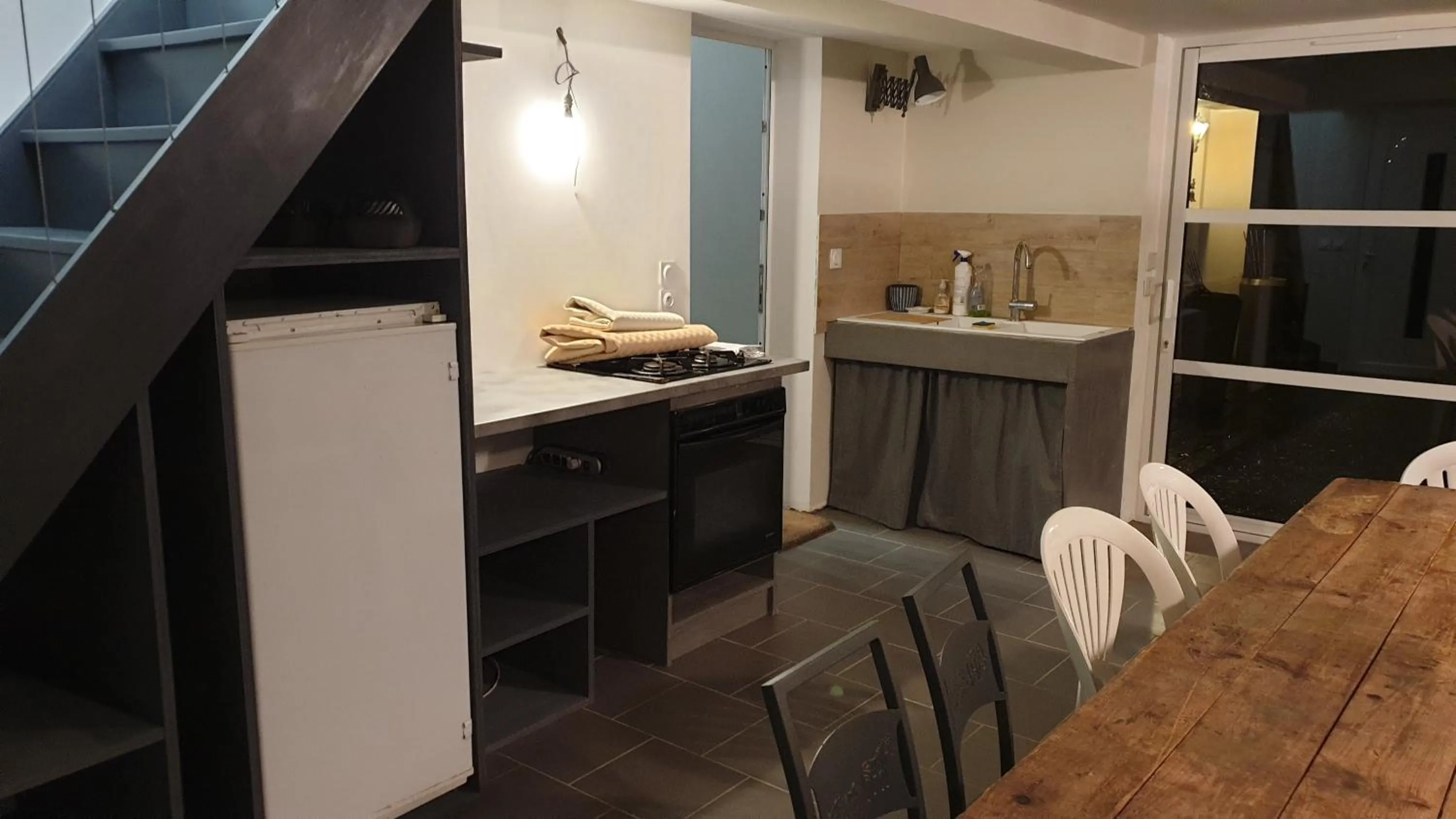 Communal kitchen in Chambres d hotes Couette et Campagne