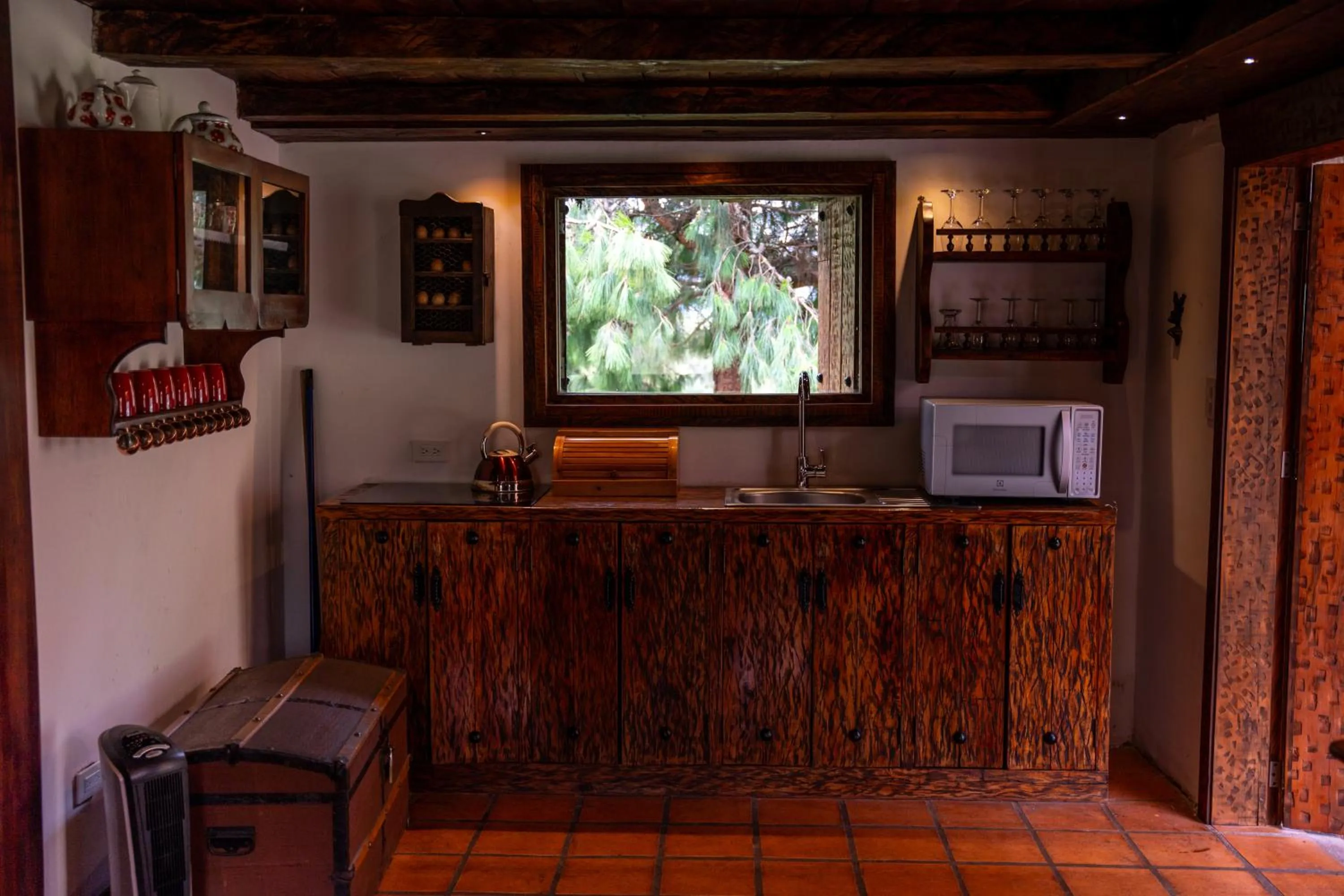 Kitchen or kitchenette in Hacienda Hostería Dos Chorreras