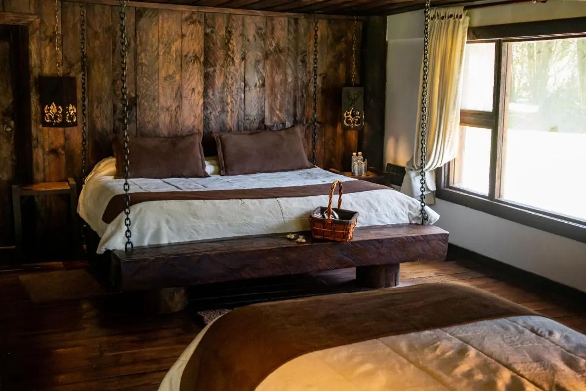 Bed in Hacienda Hostería Dos Chorreras