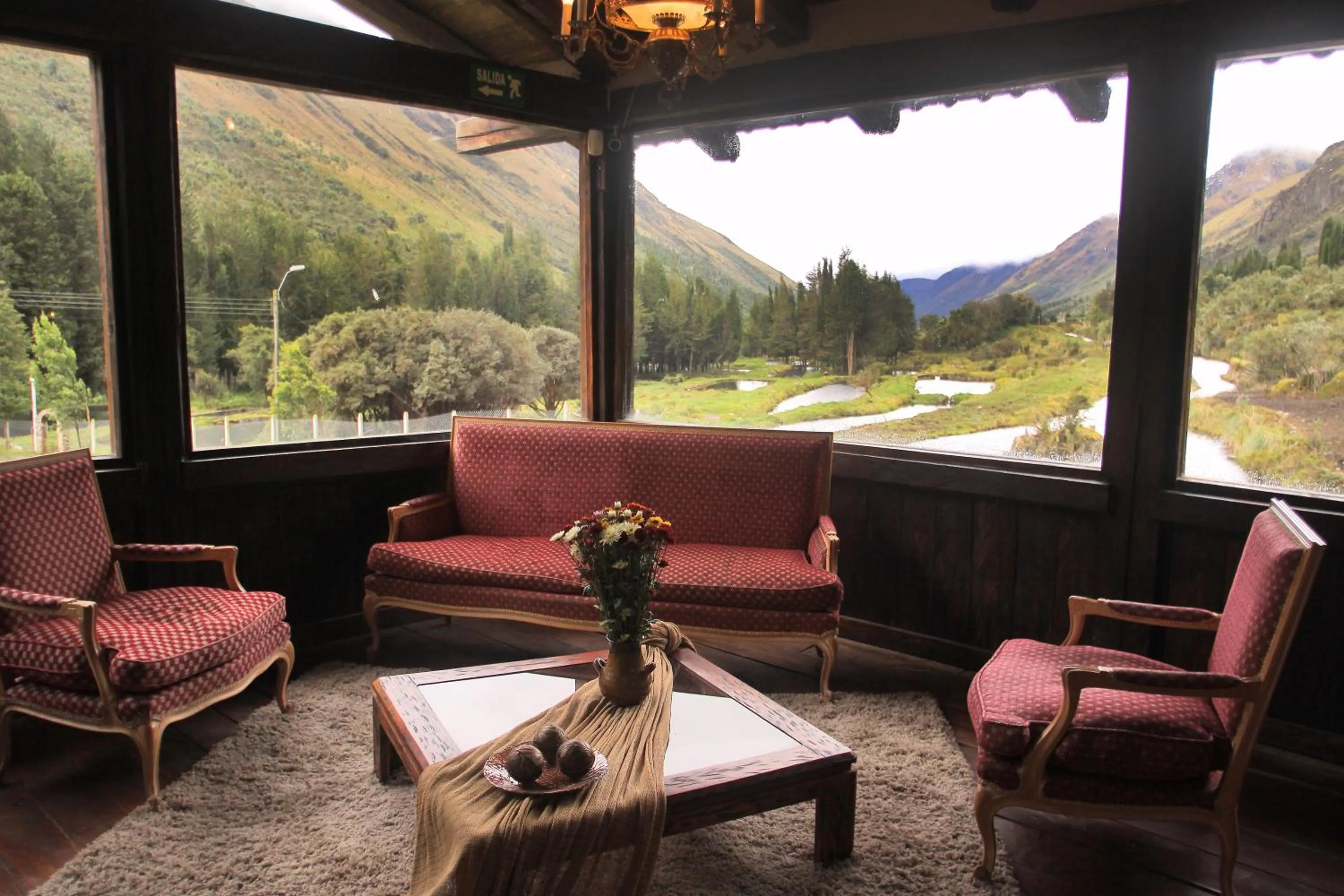 Living room in Hacienda Hostería Dos Chorreras