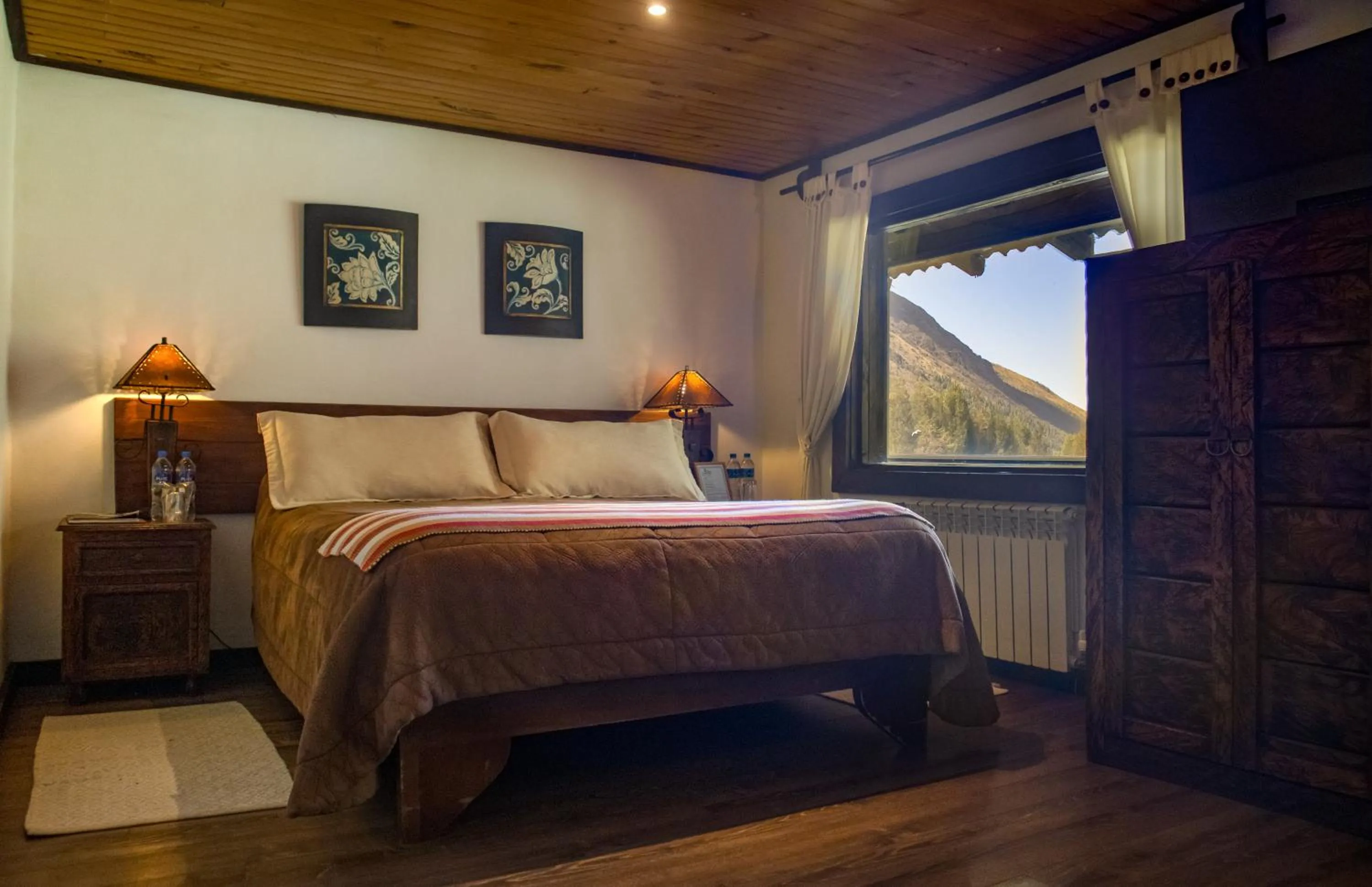 Bed in Hacienda Hostería Dos Chorreras