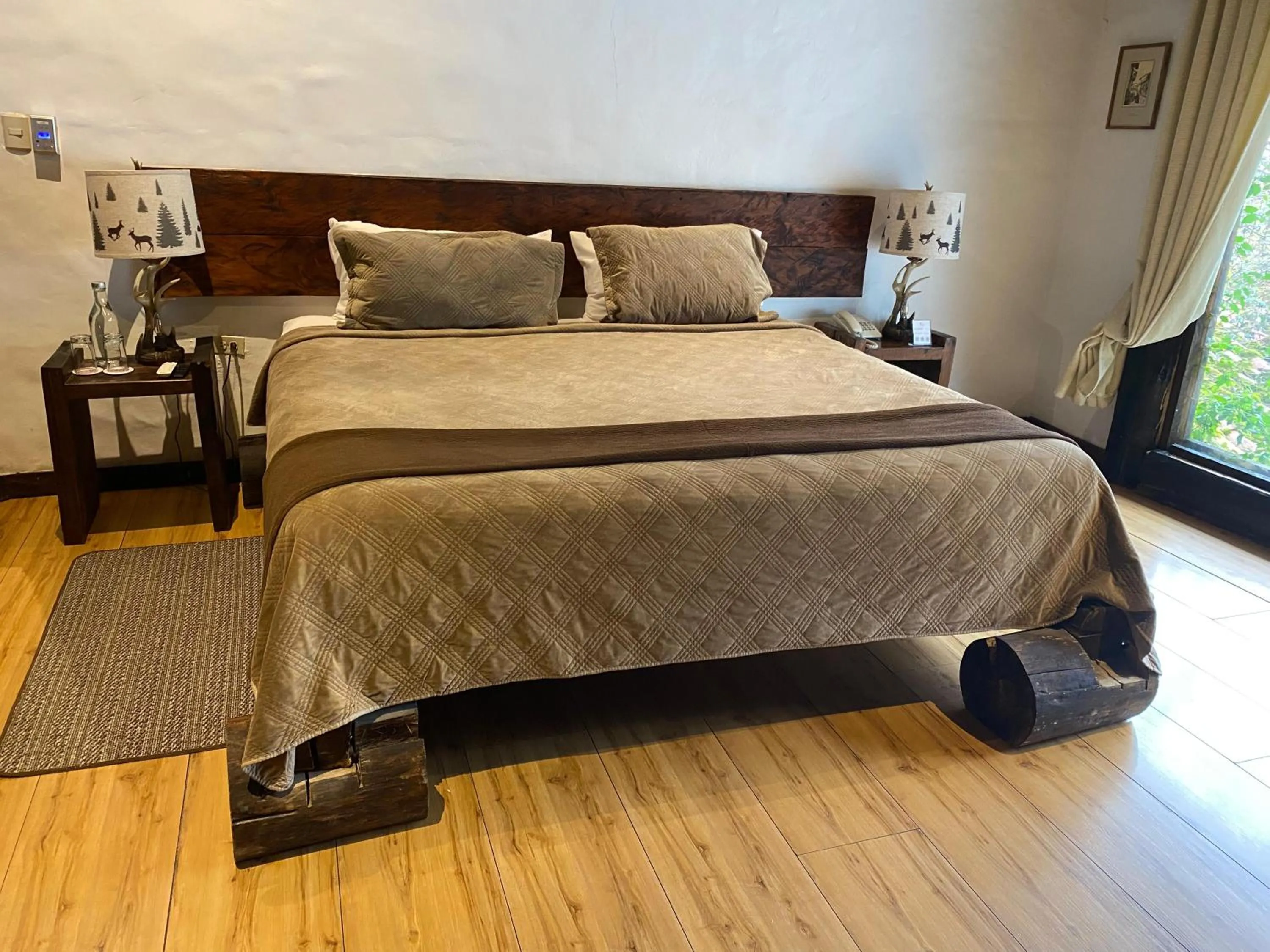 Property building, Bed in Hacienda Hostería Dos Chorreras