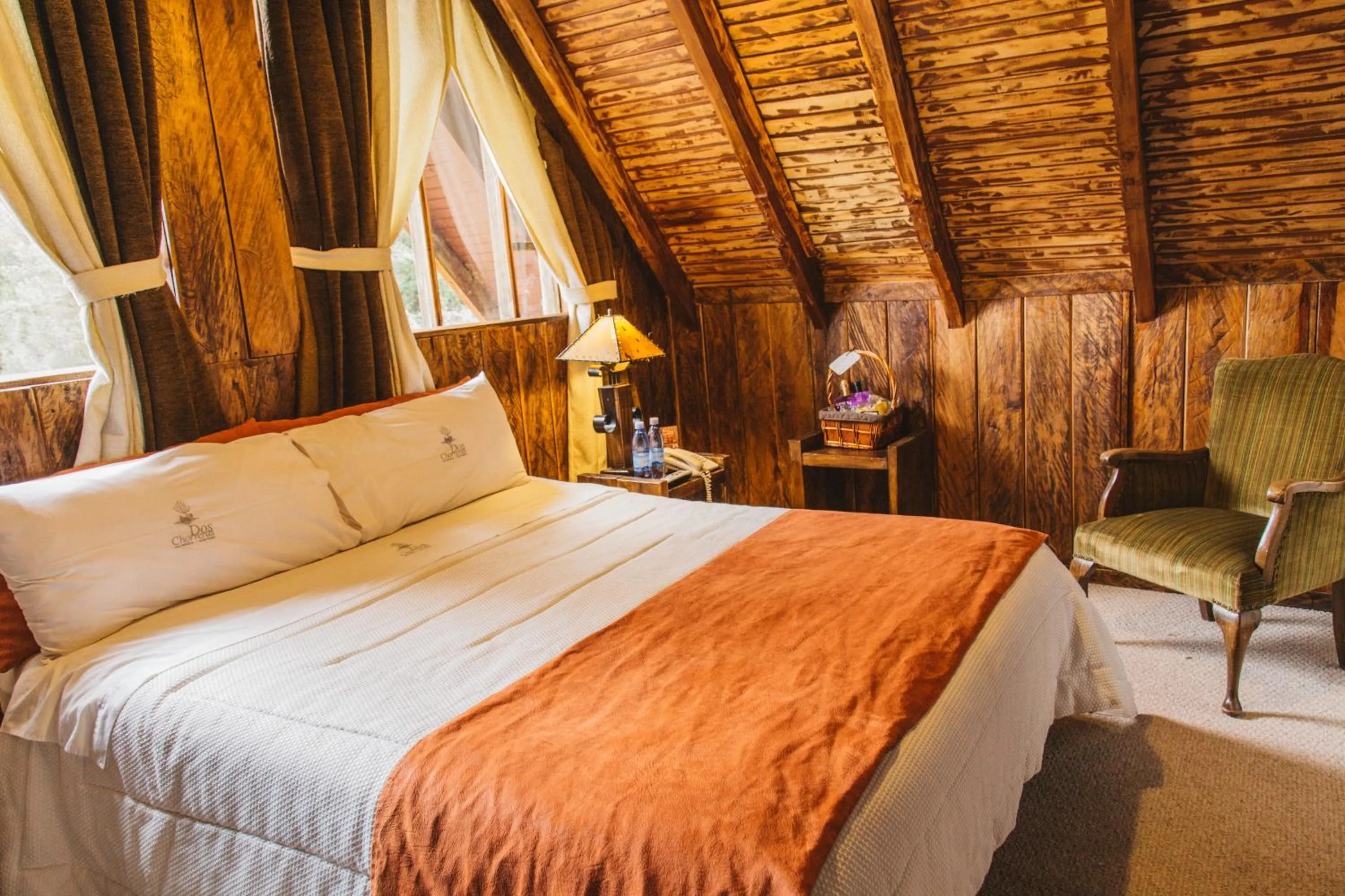 Bed in Hacienda Hostería Dos Chorreras