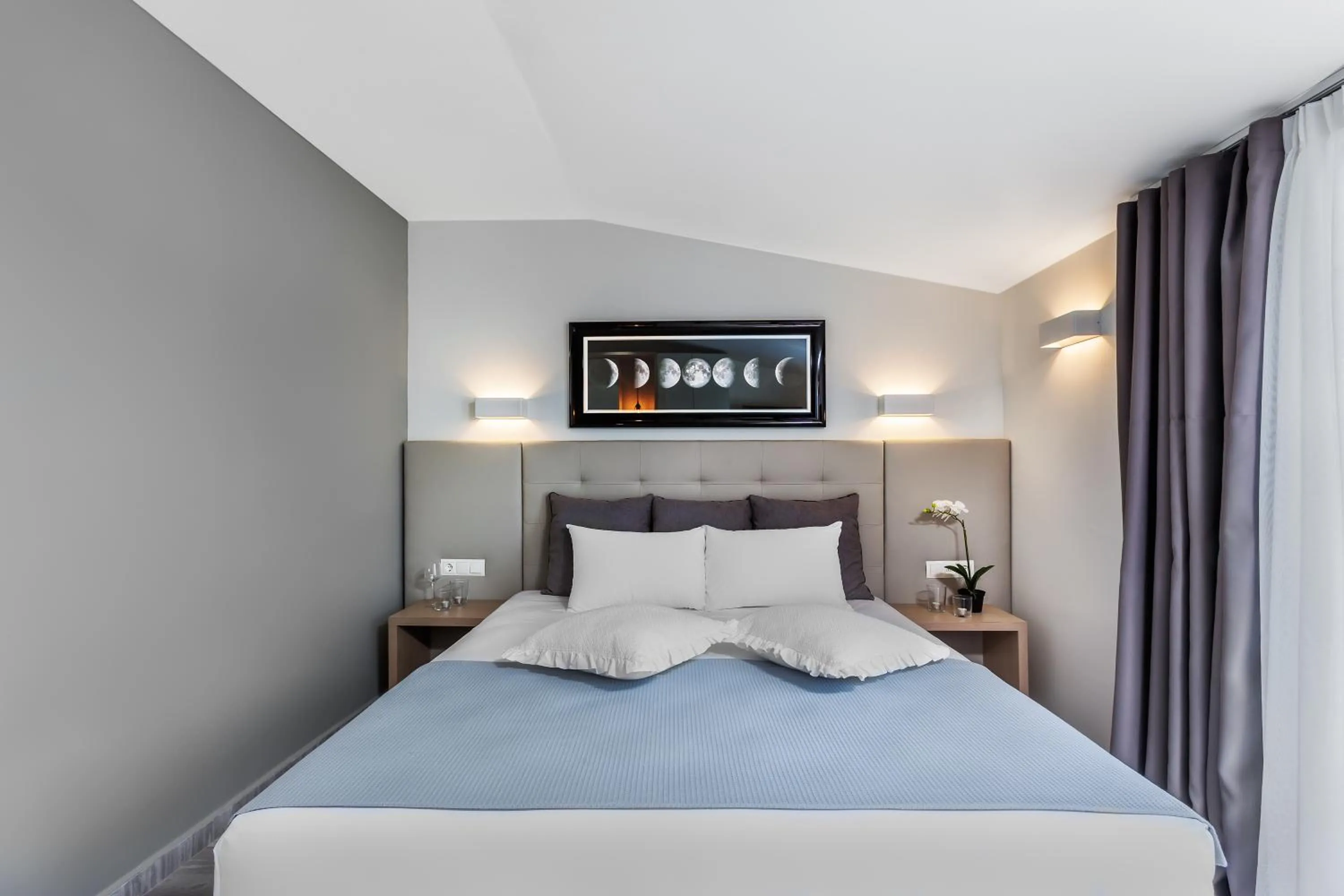 Bedroom in Nymphes Deluxe Accommodation Pefkochori