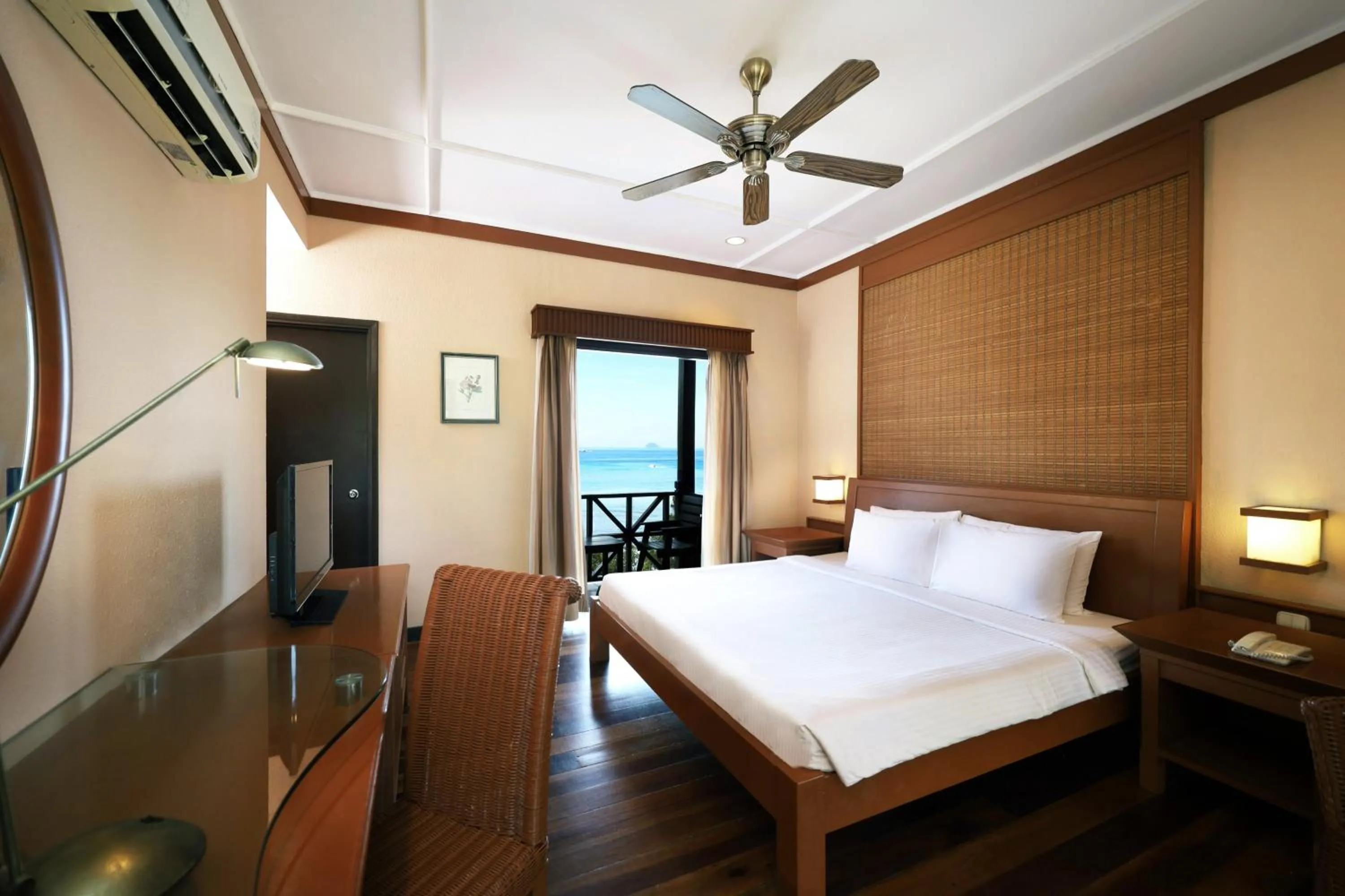 Bed in Redang Island Resort