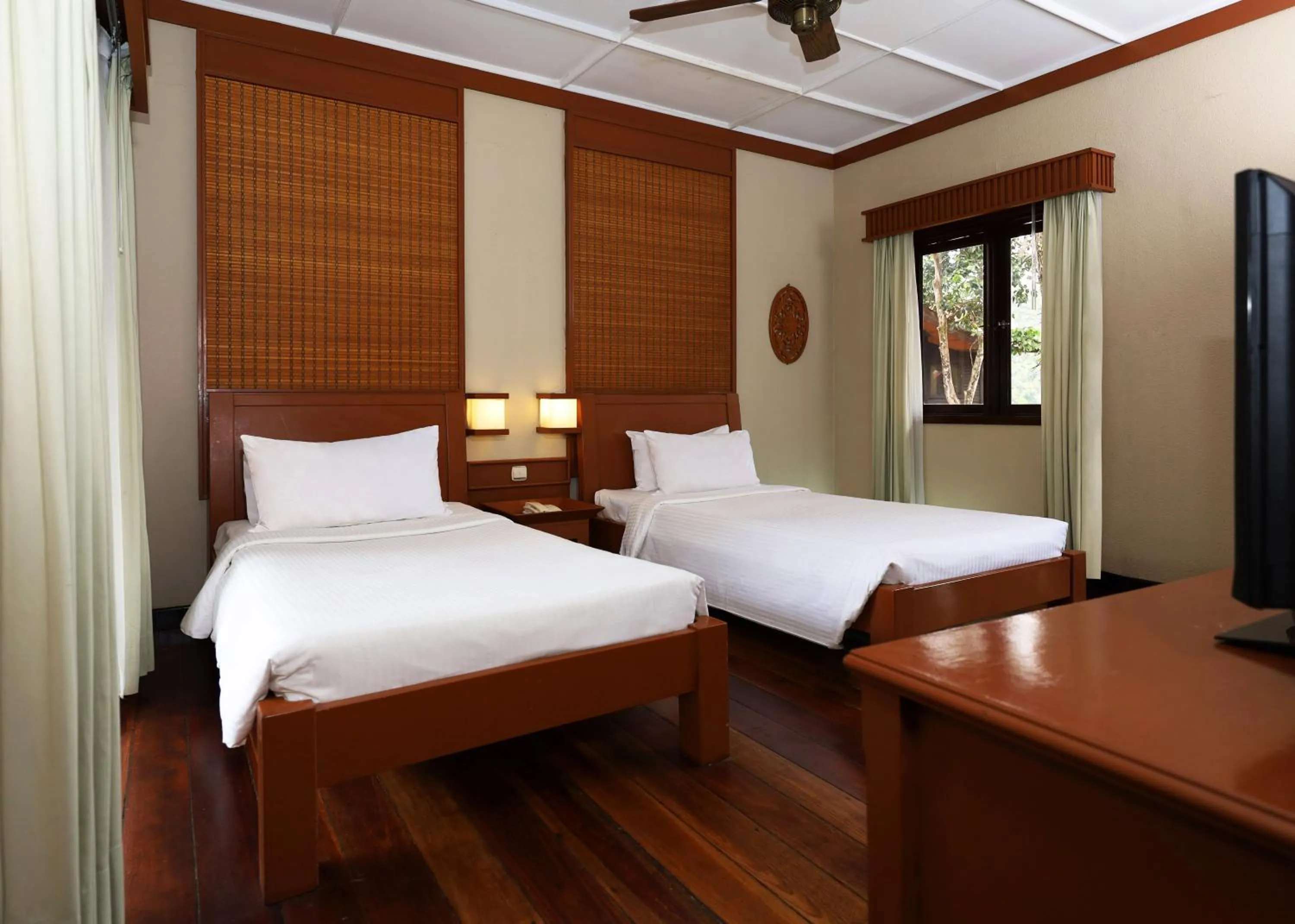 Bed in Redang Island Resort