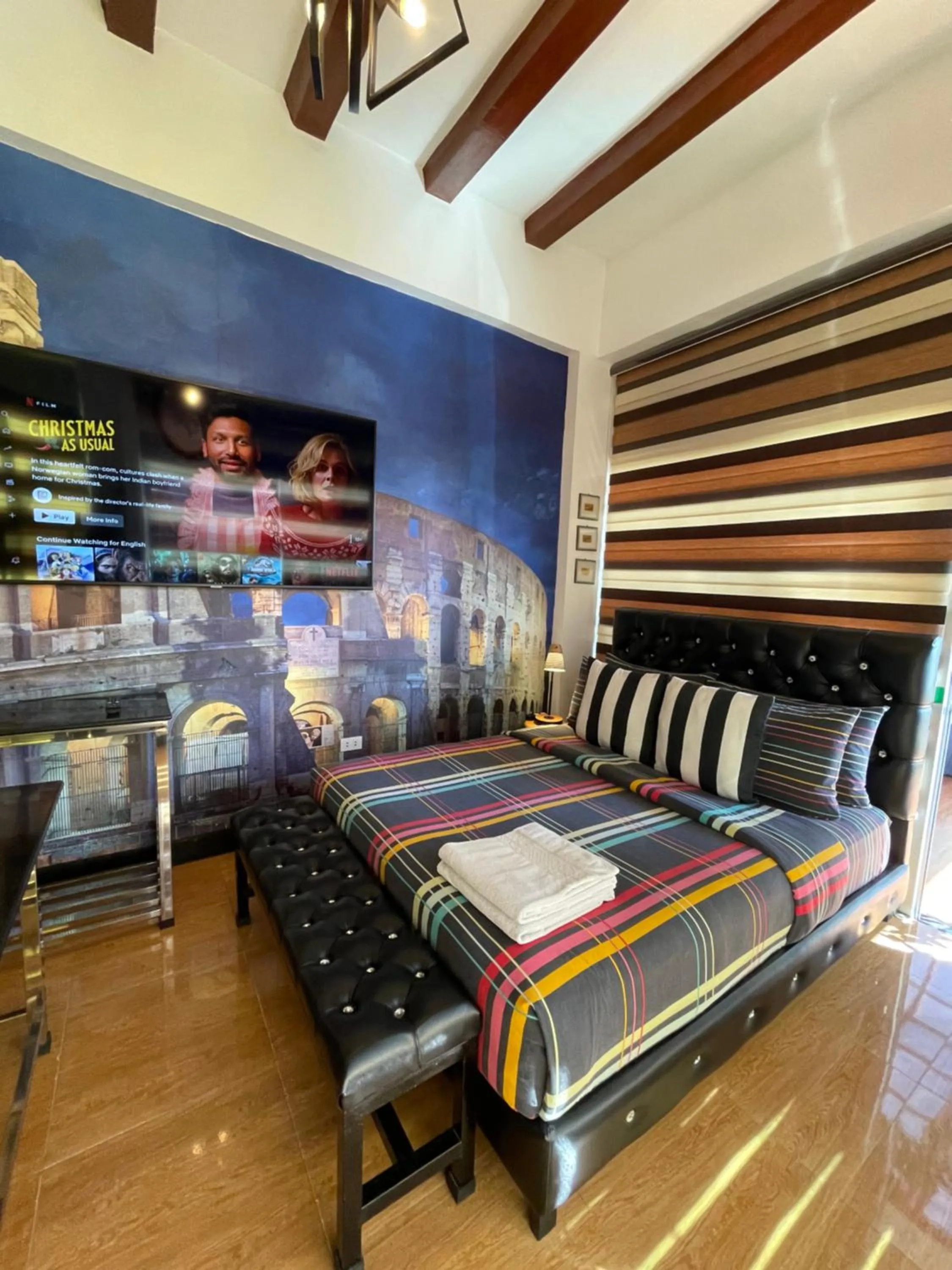 Seating area, Bed in Italy Condotel Darasa