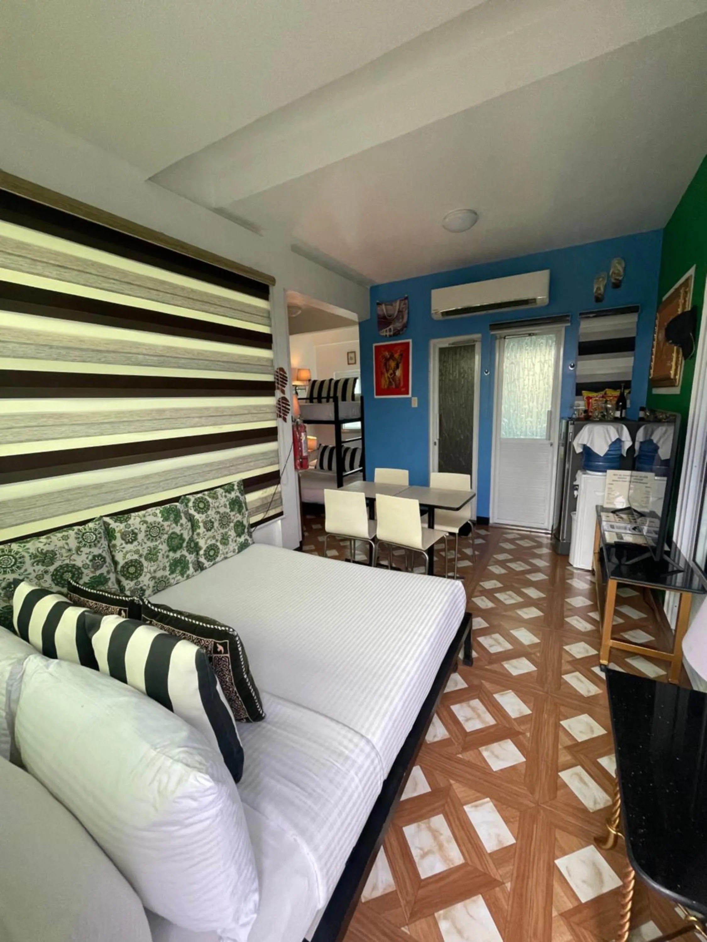 Seating area, Bed in Italy Condotel Darasa