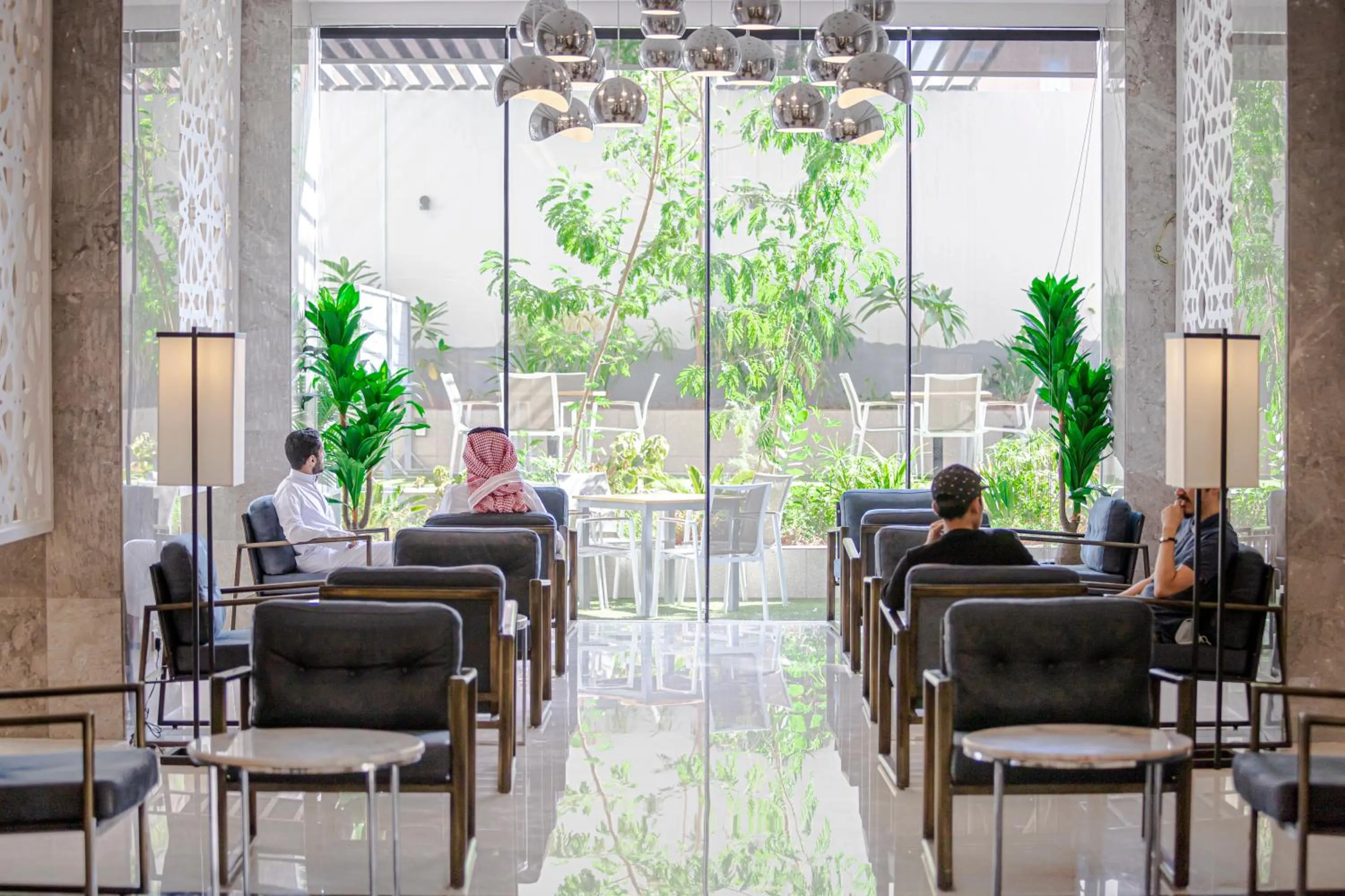 Lobby or reception in Hafawah Suites