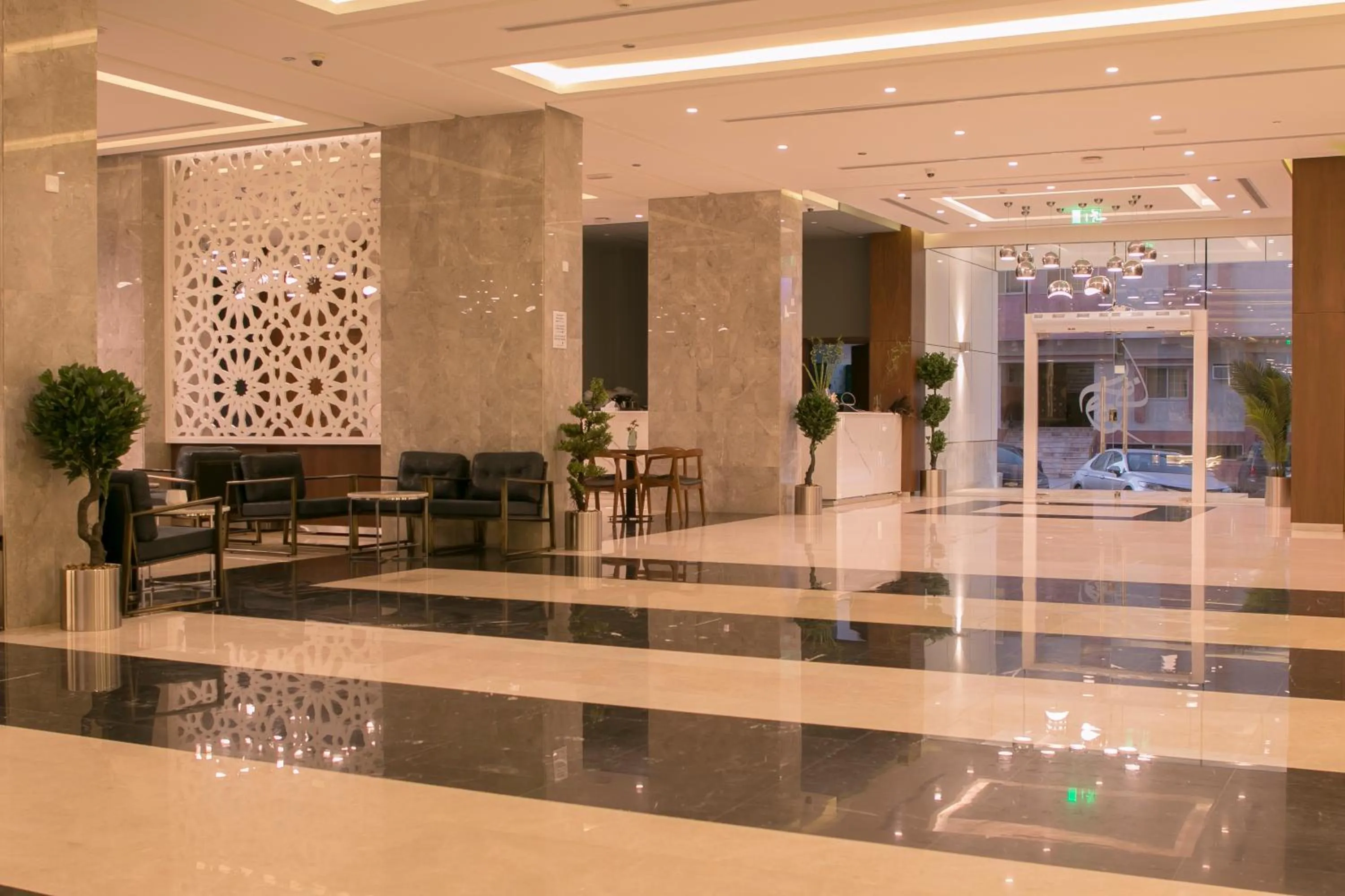Lobby or reception in Hafawah Suites