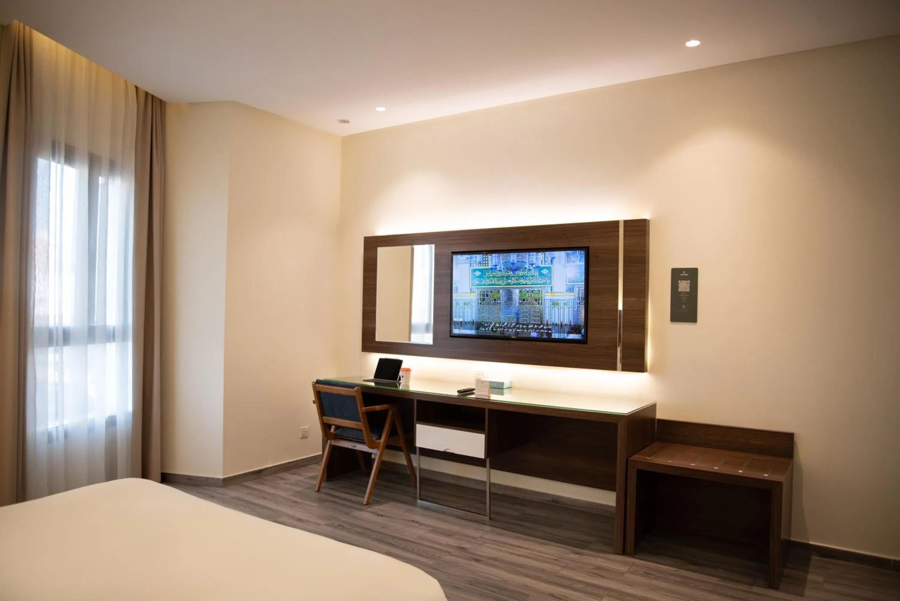 Bed in Hafawah Suites